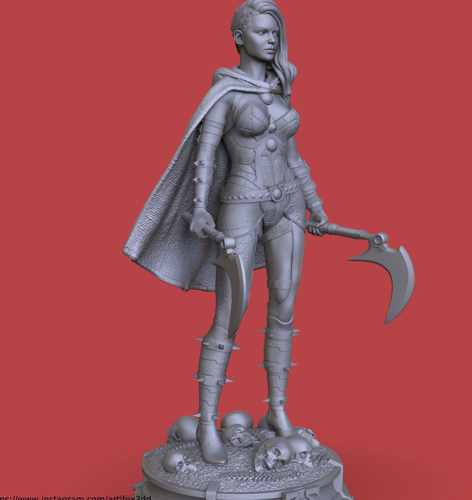 Grail - Daughter of Darkseid - Artifex3D - Dark Forge Arts