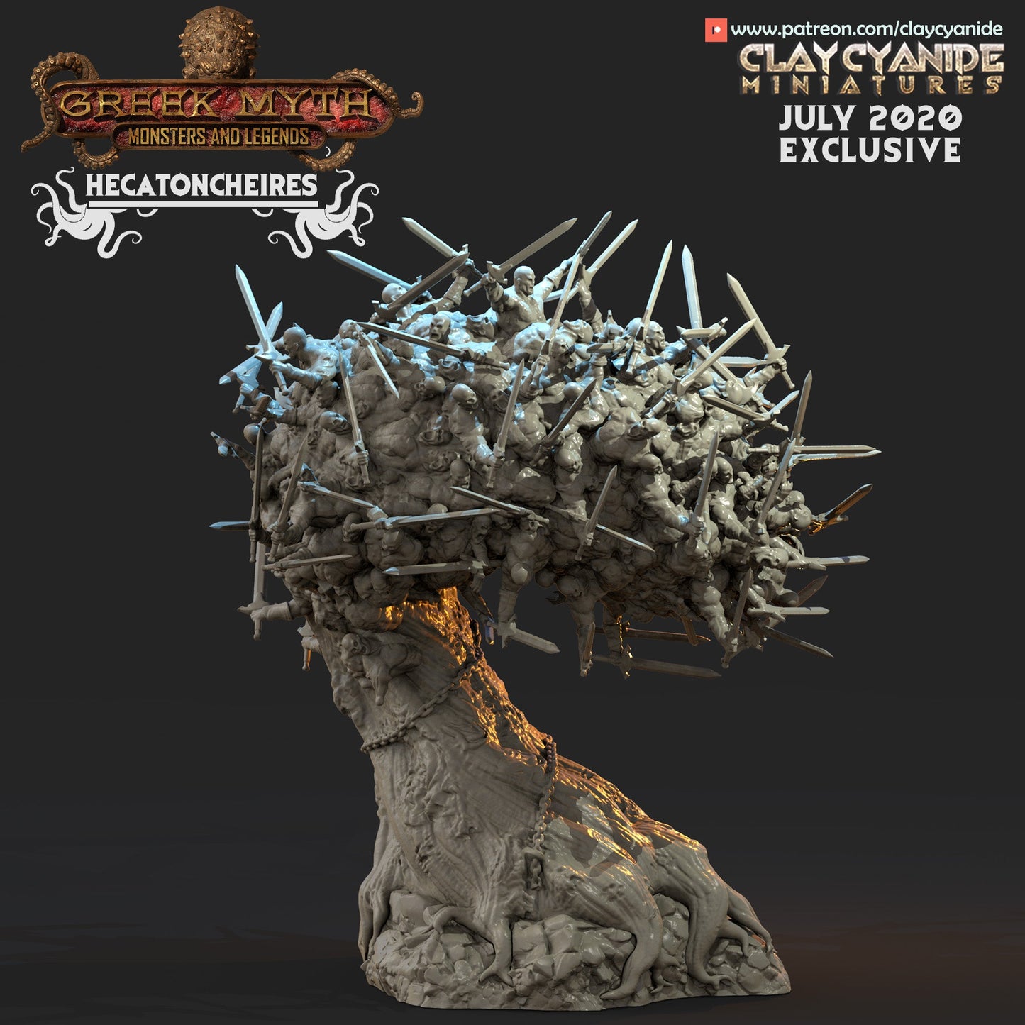 Greek Myth - Monsters and Legends - ClayCyanide - Dark Forge Arts