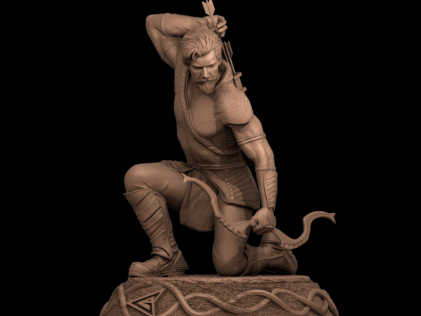 Green Arrow - CA 3D Studios - Dark Forge Arts