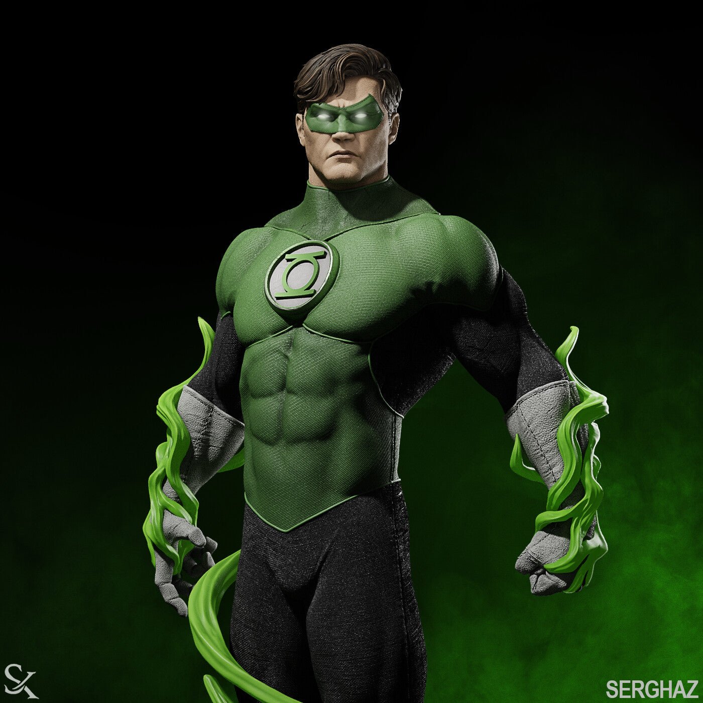 Green Lantern - CA 3D Studios - Dark Forge Arts