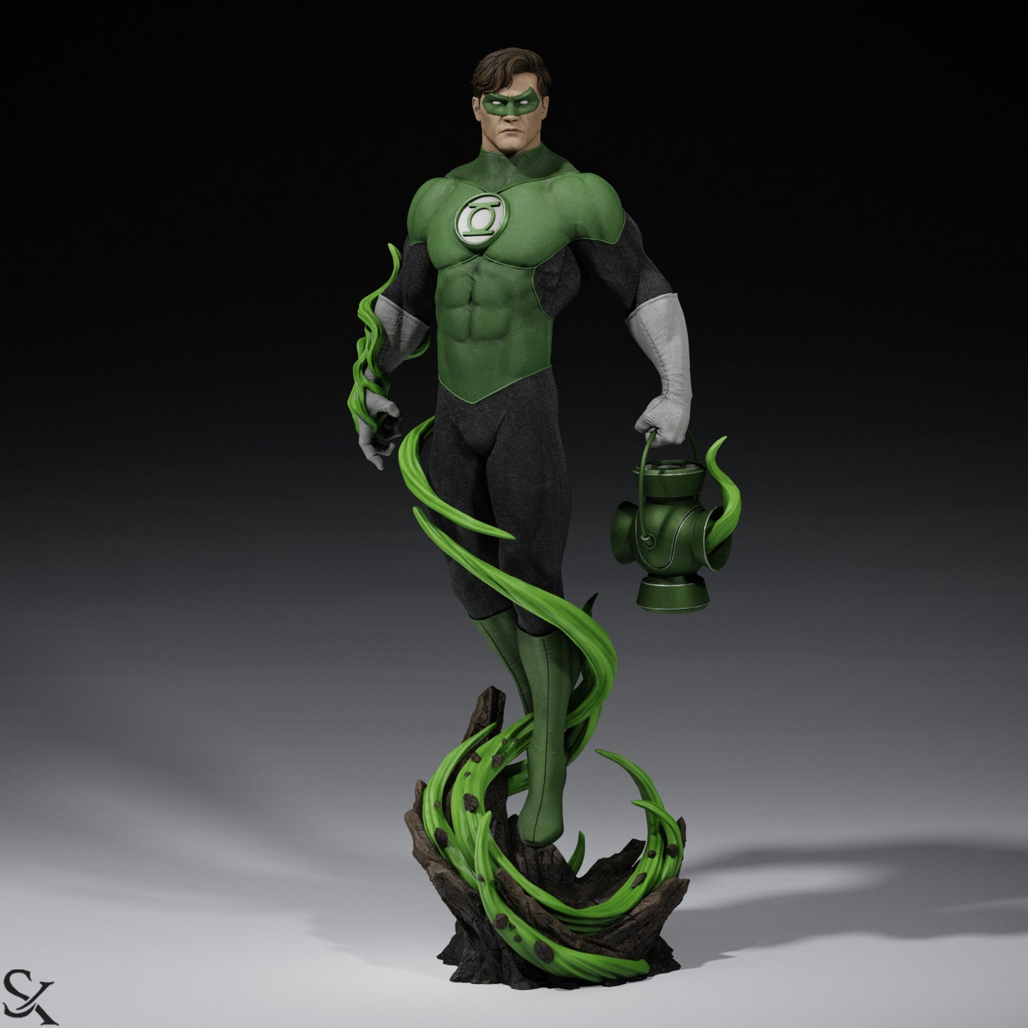 Green Lantern - CA 3D Studios - Dark Forge Arts