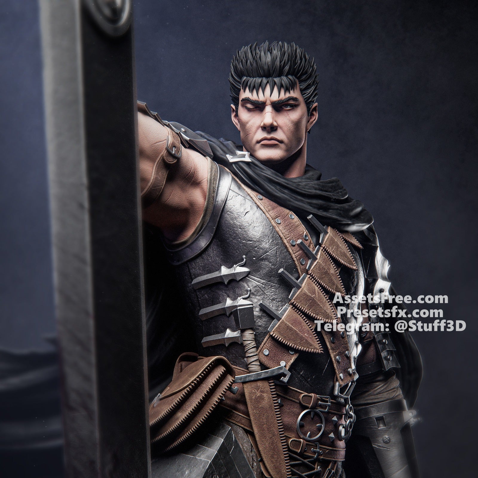 Guts - CA 3D Studios - Dark Forge Arts