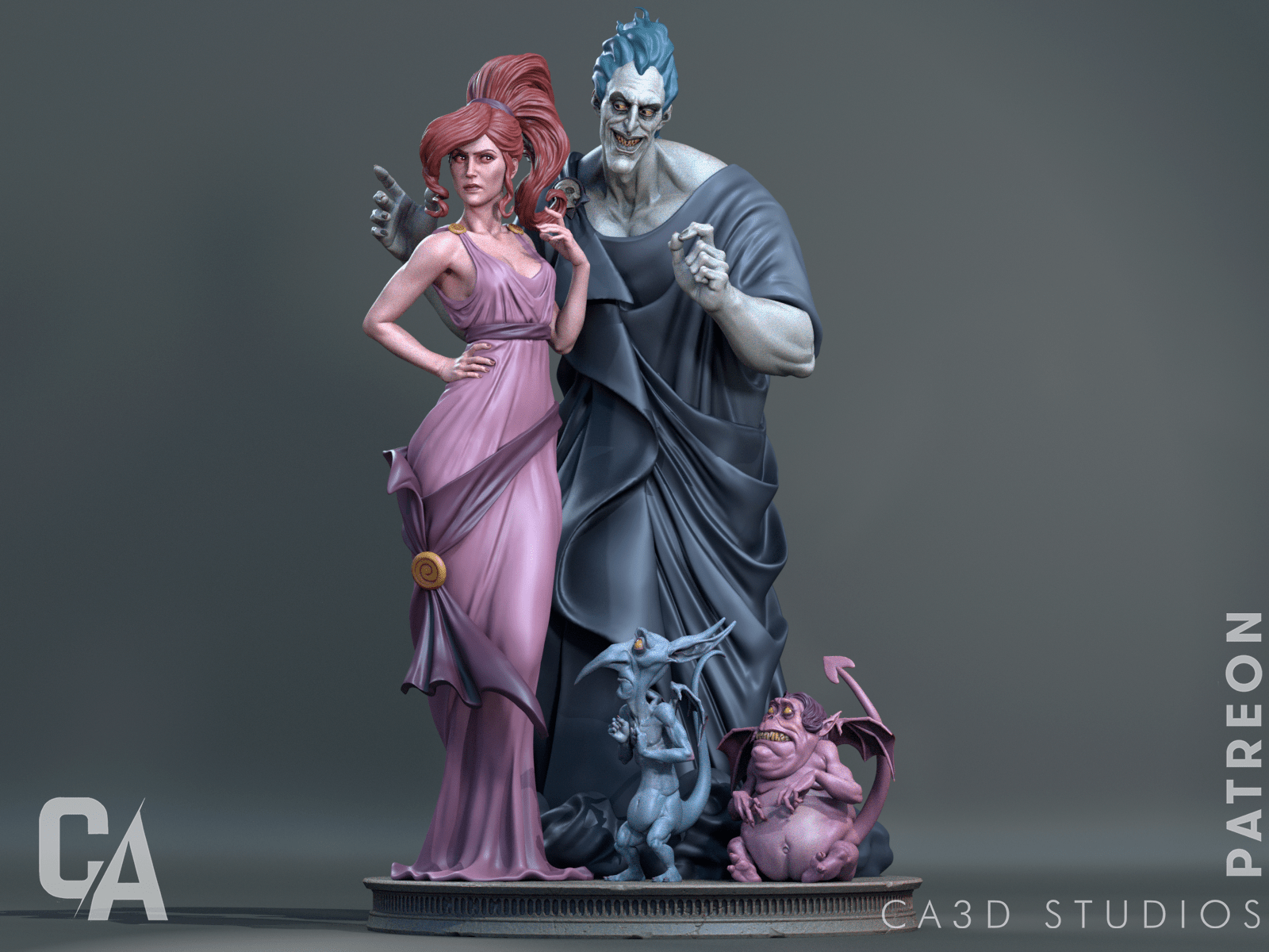Hades Diorama - CA 3D Studios - Dark Forge Arts