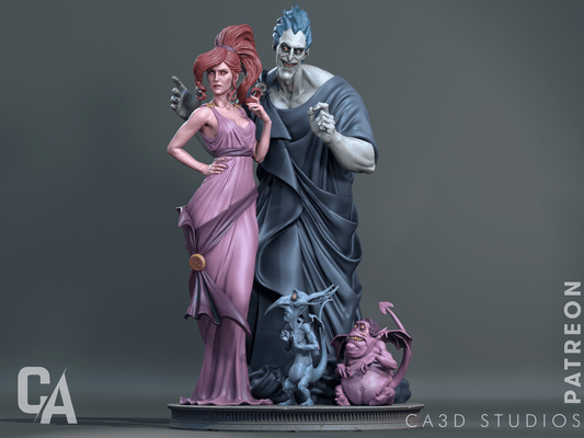 Hades Diorama - CA 3D Studios - Dark Forge Arts
