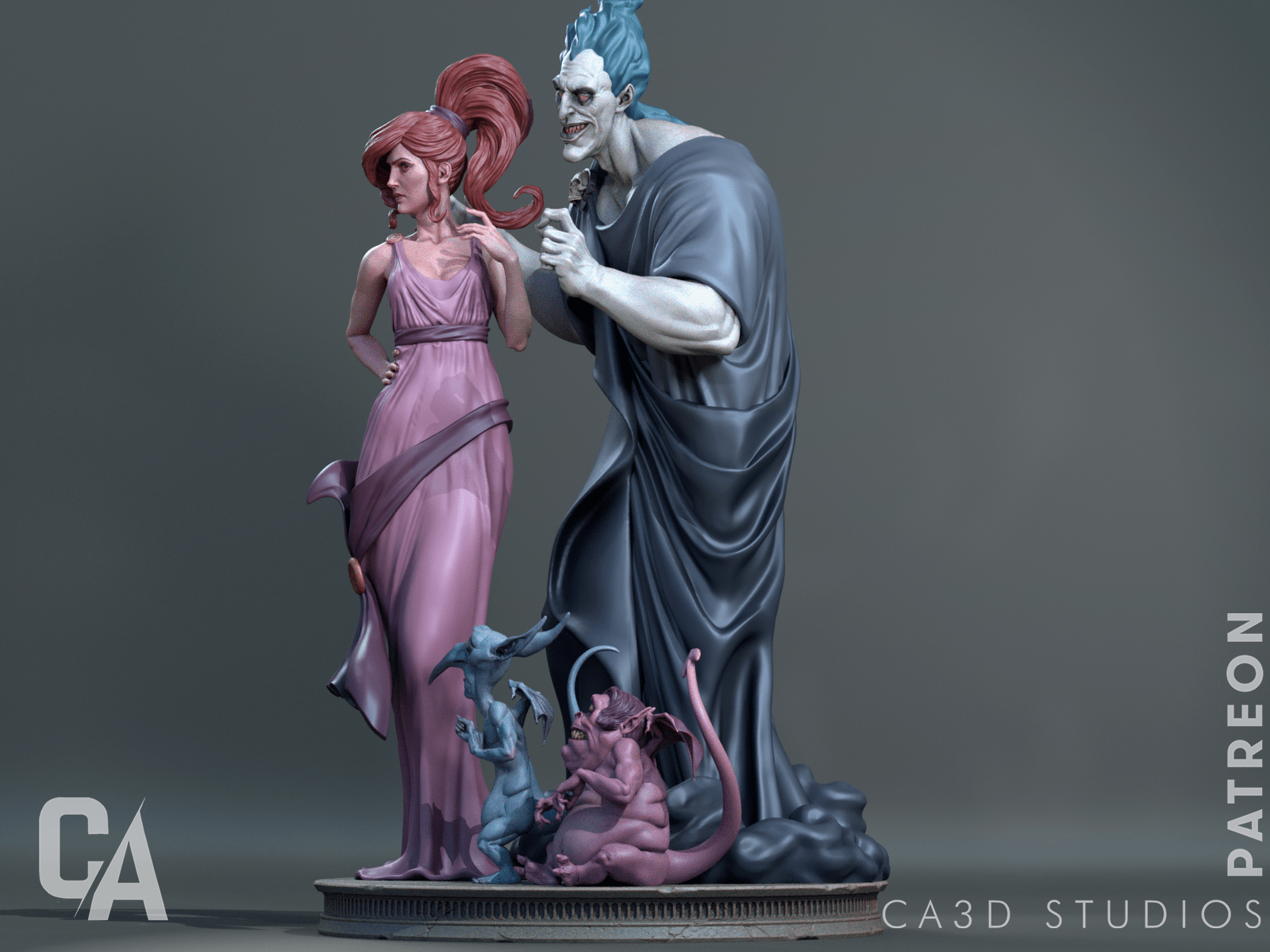 Hades Diorama - CA 3D Studios - Dark Forge Arts