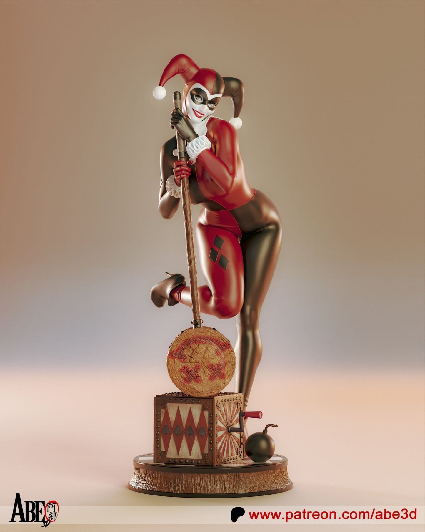 Harley Quinn v1 - Abe3D - Dark Forge Arts