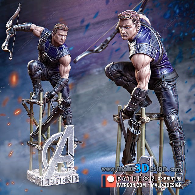 HawkEye - Sanix3D - Dark Forge Arts
