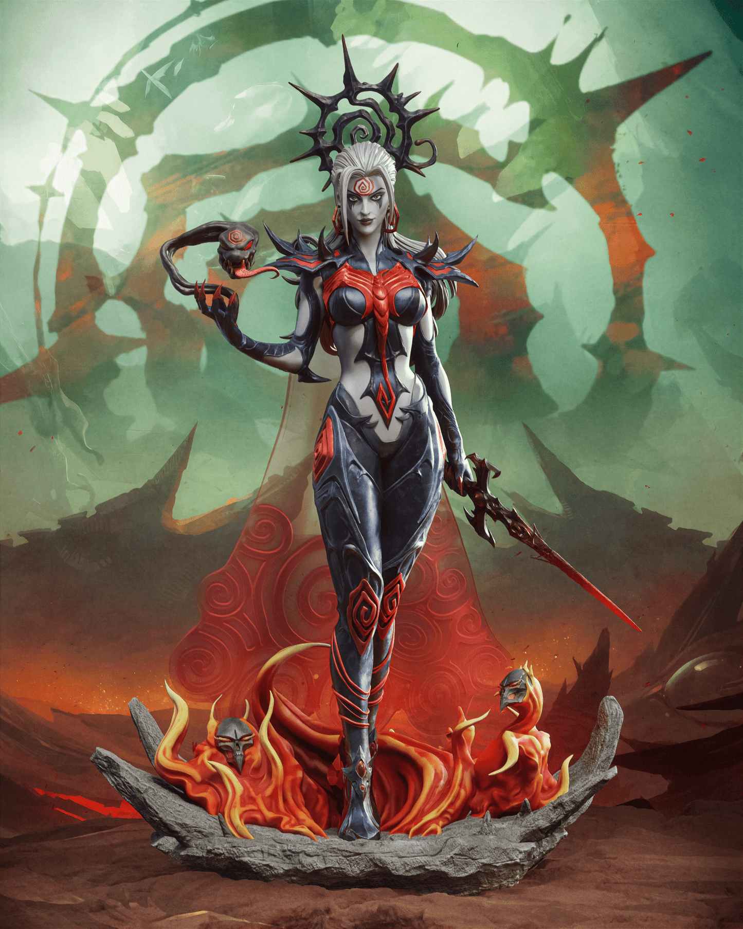 Hela - CA 3D Studios - Dark Forge Arts