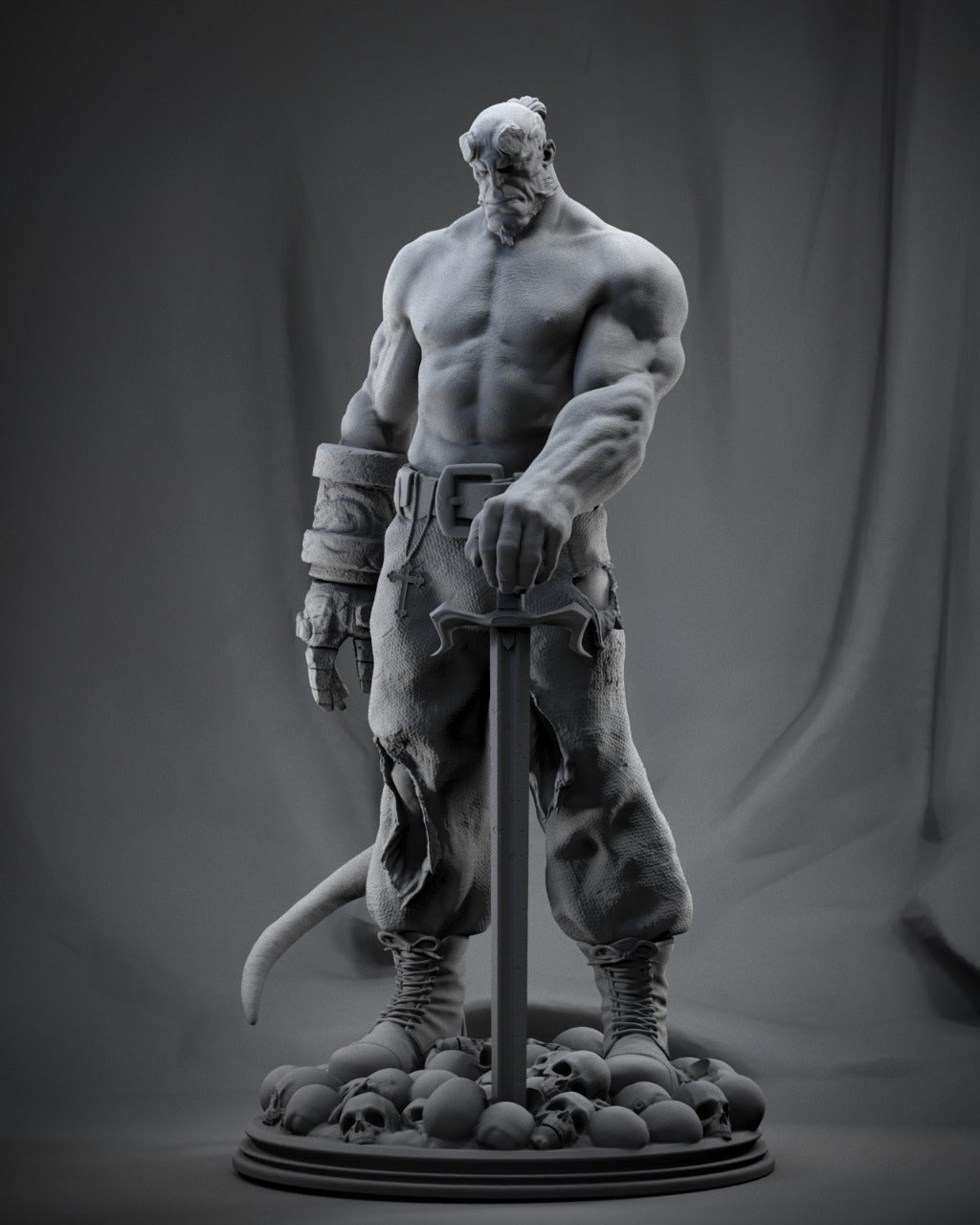 Hellboy v2 - CA 3D Studios - Dark Forge Arts