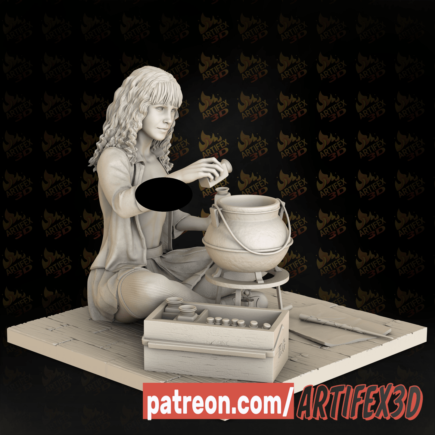 Hermione Granger V2 - Artifex3D - Dark Forge Arts