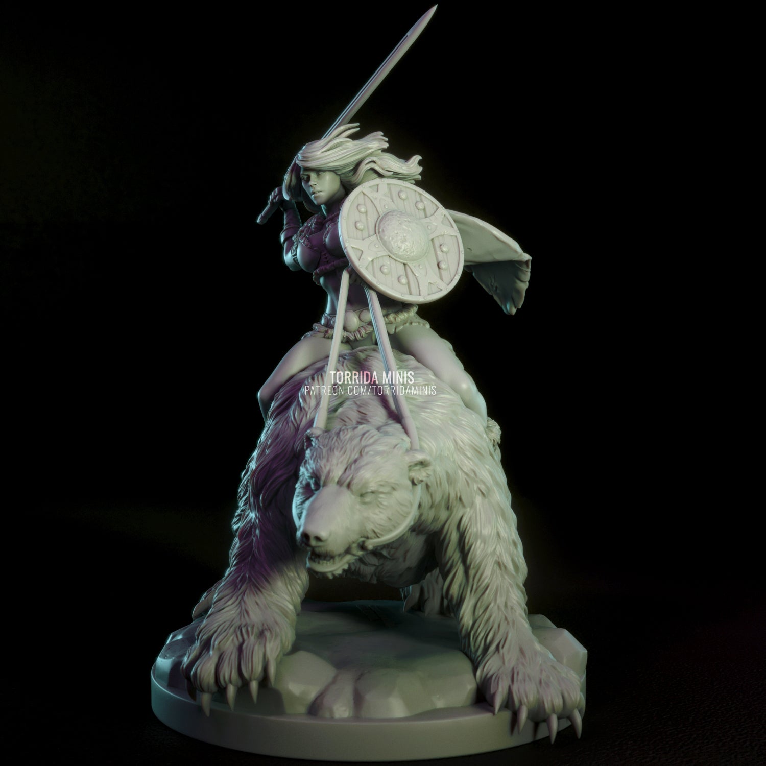 Hilde the Barbarian - Torrida Minis - Dark Forge Arts