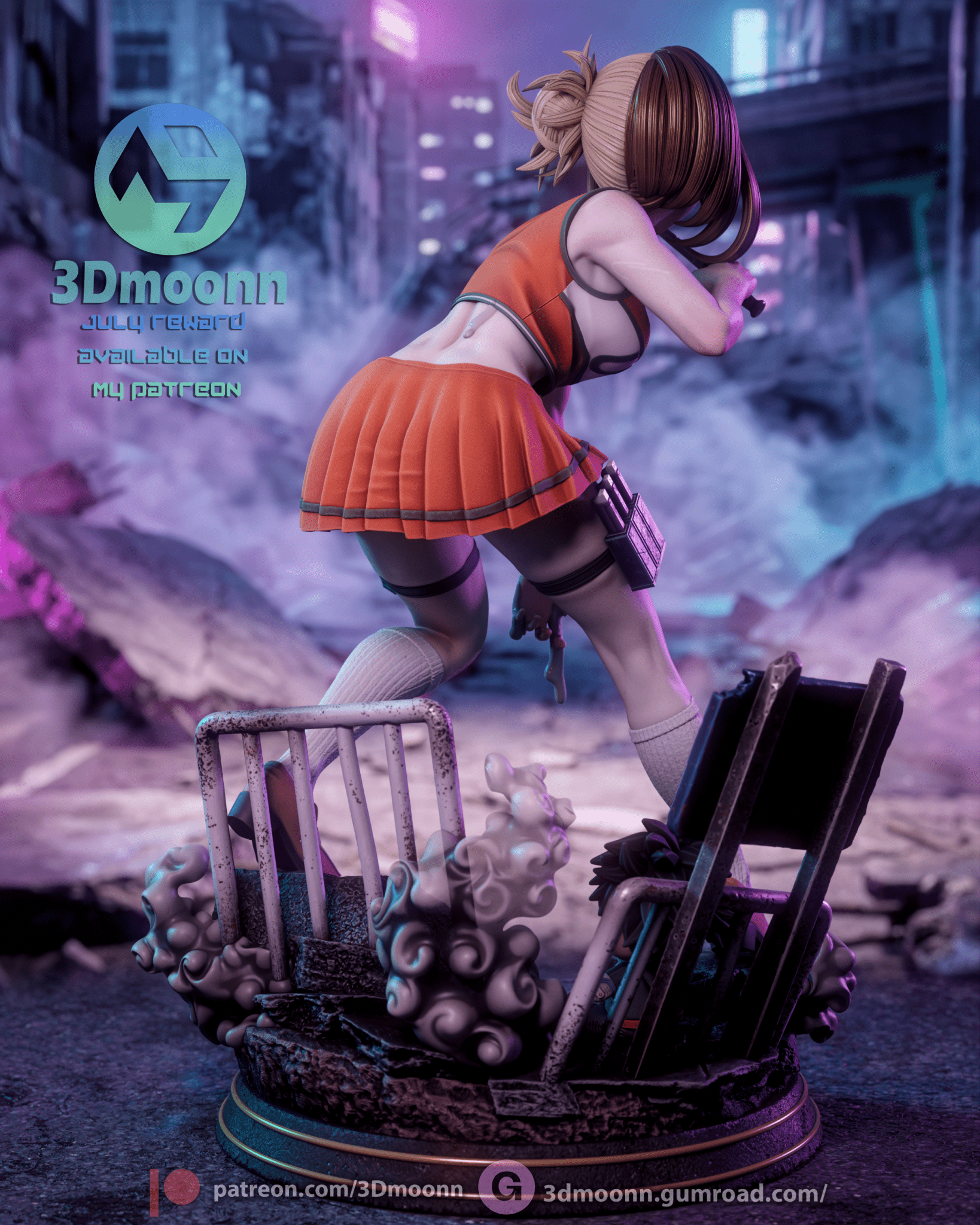 Himiko Toga - 3DMoonn - Dark Forge Arts