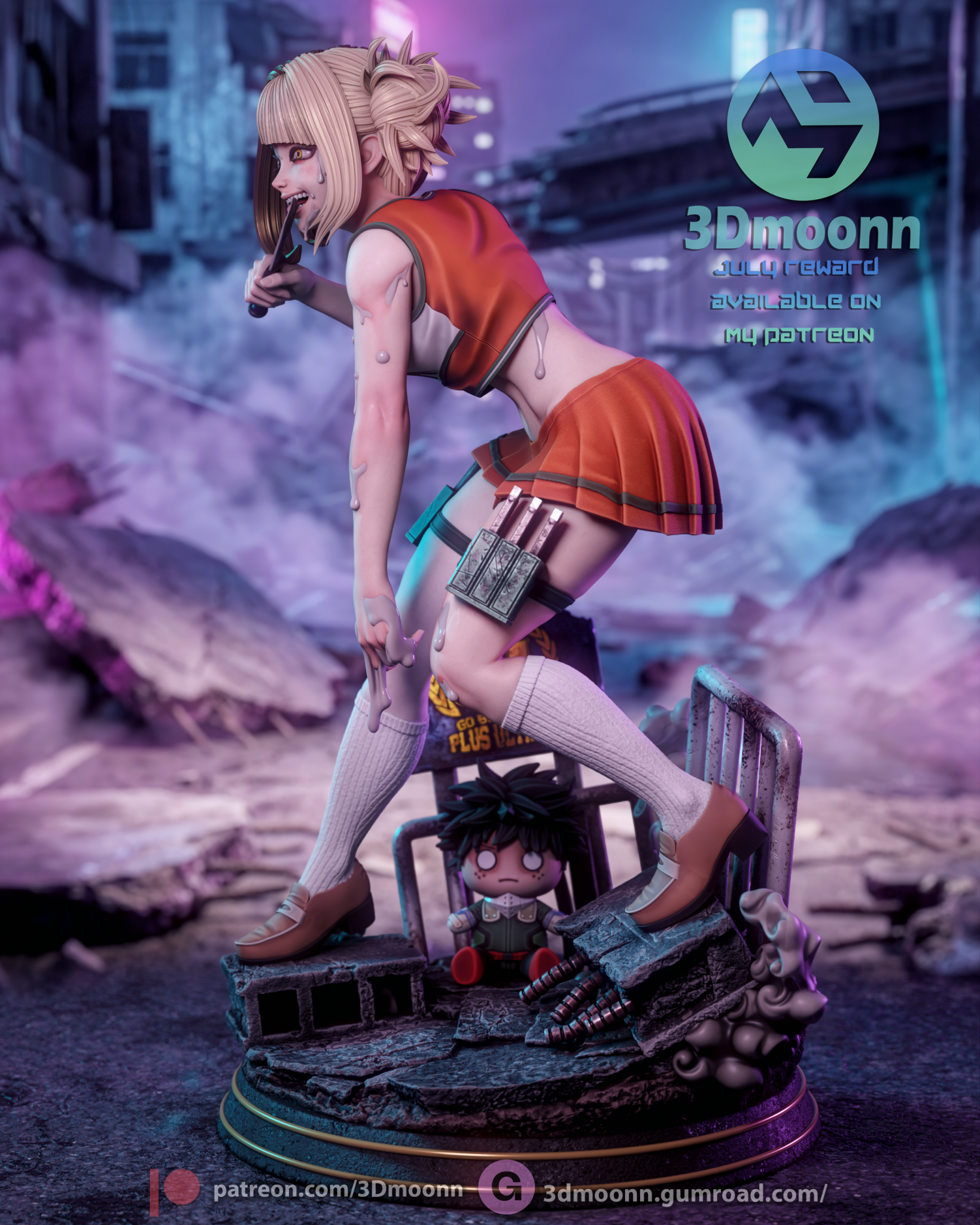 Himiko Toga - 3DMoonn - Dark Forge Arts