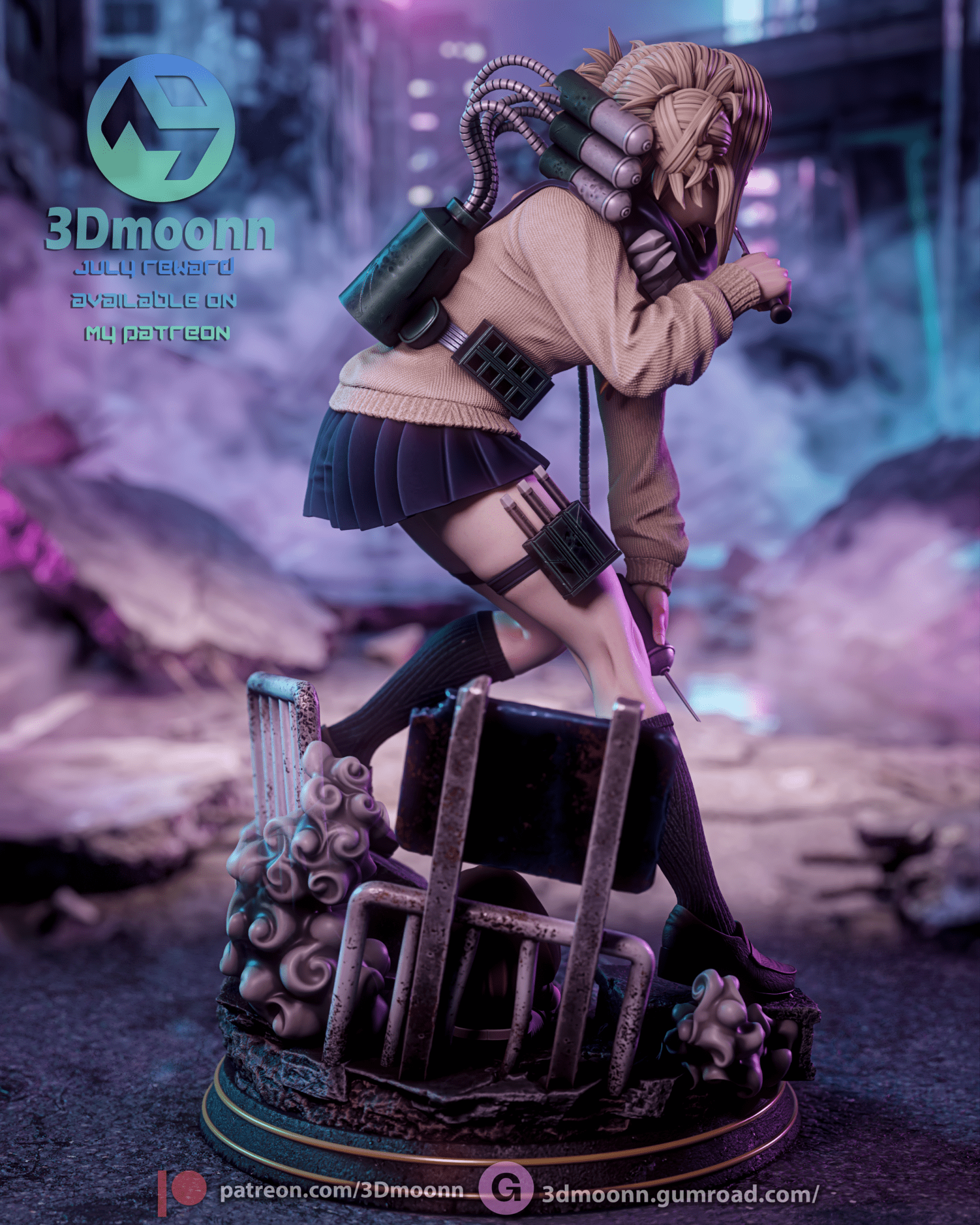 Himiko Toga - 3DMoonn - Dark Forge Arts