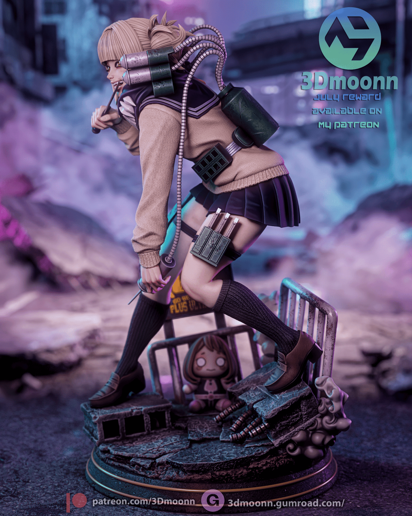 Himiko Toga - 3DMoonn - Dark Forge Arts