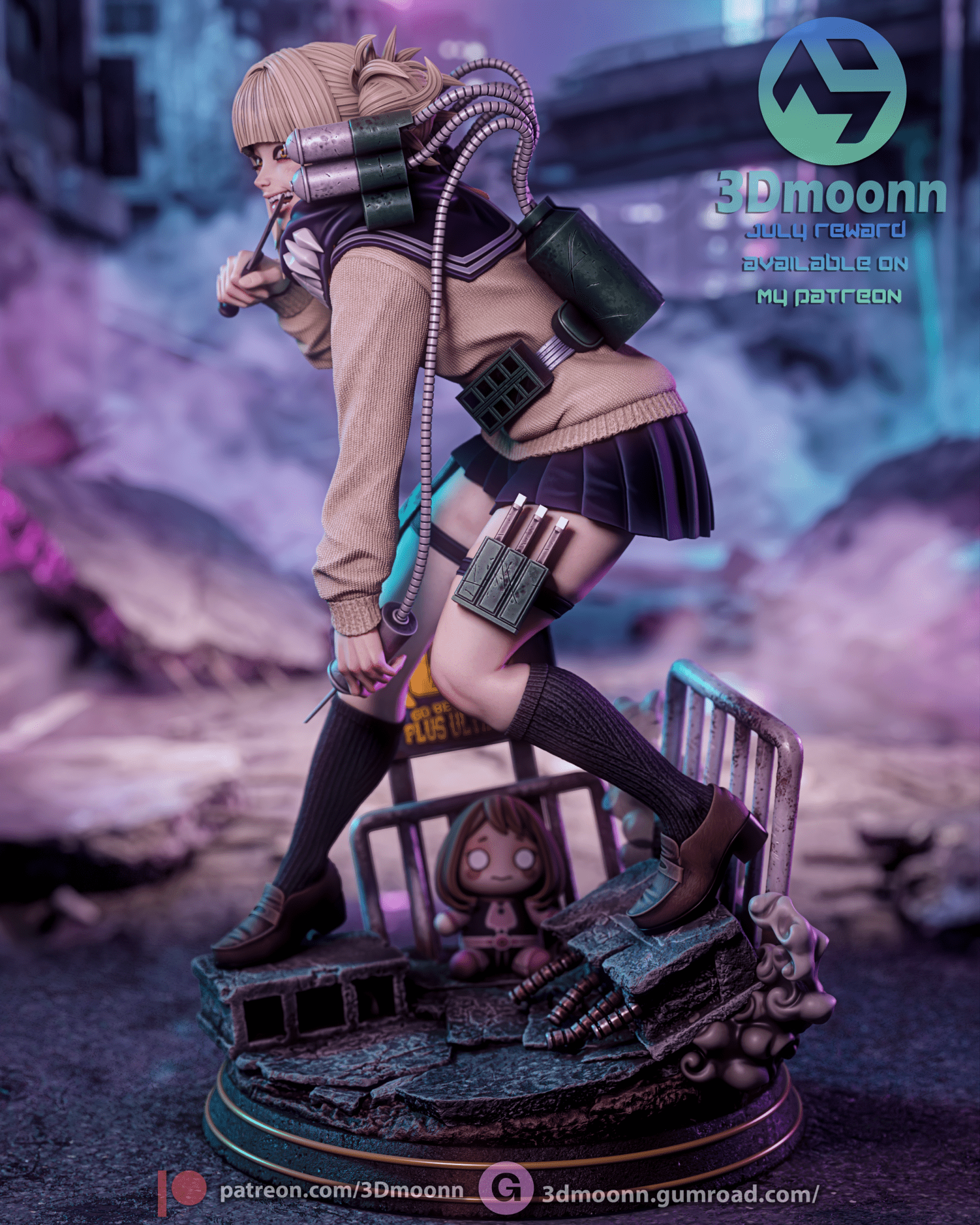 Himiko Toga - 3DMoonn - Dark Forge Arts
