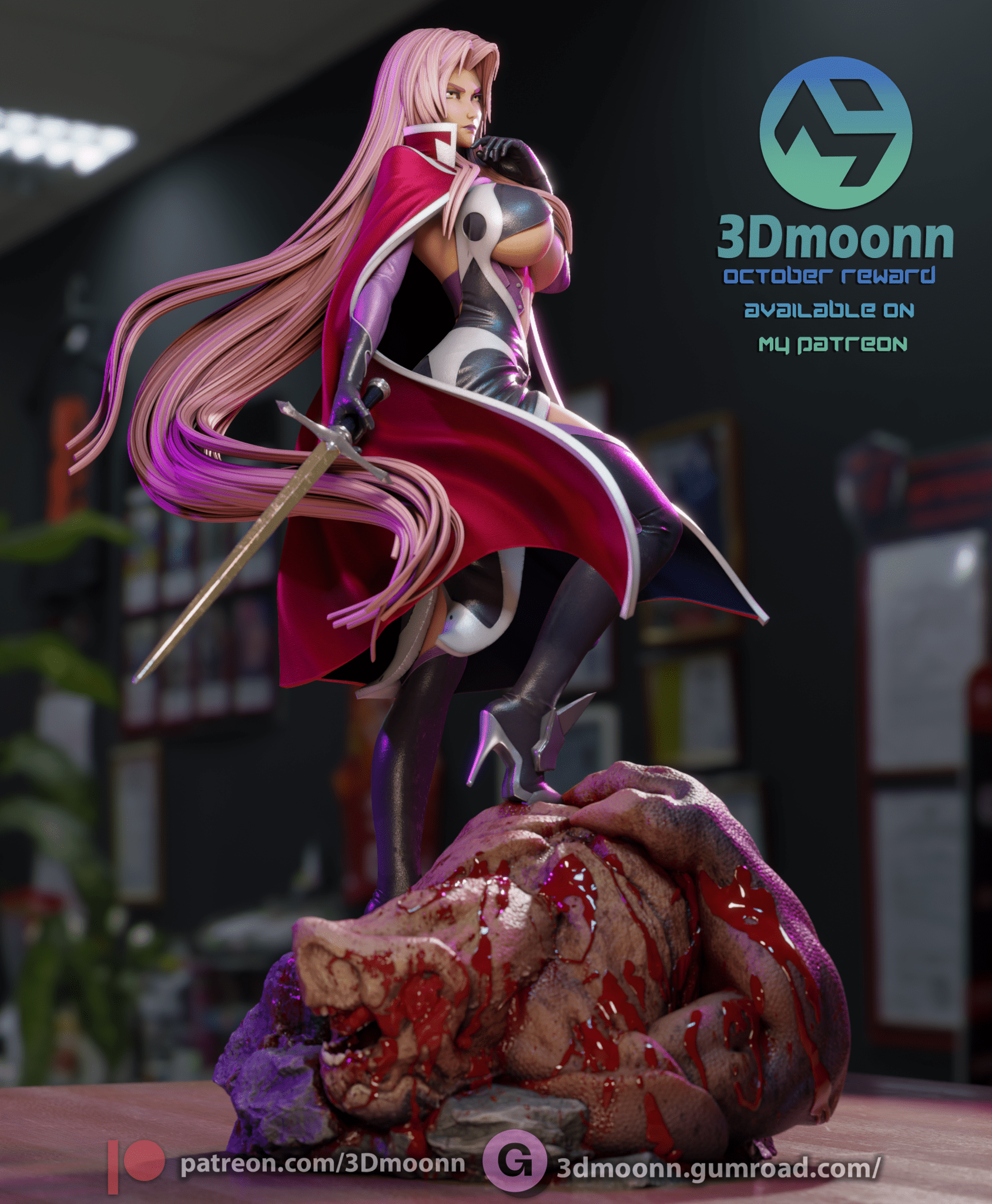 Ingrid - 3DMoonn - Dark Forge Arts
