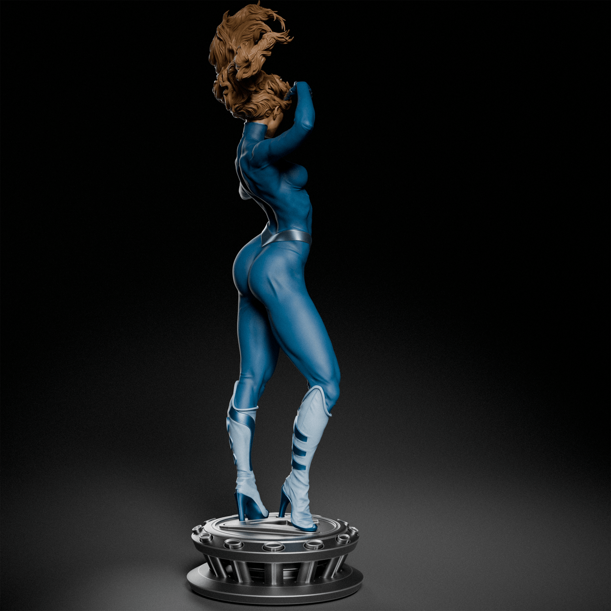 Invisible Woman - CA 3D Studios - Dark Forge Arts