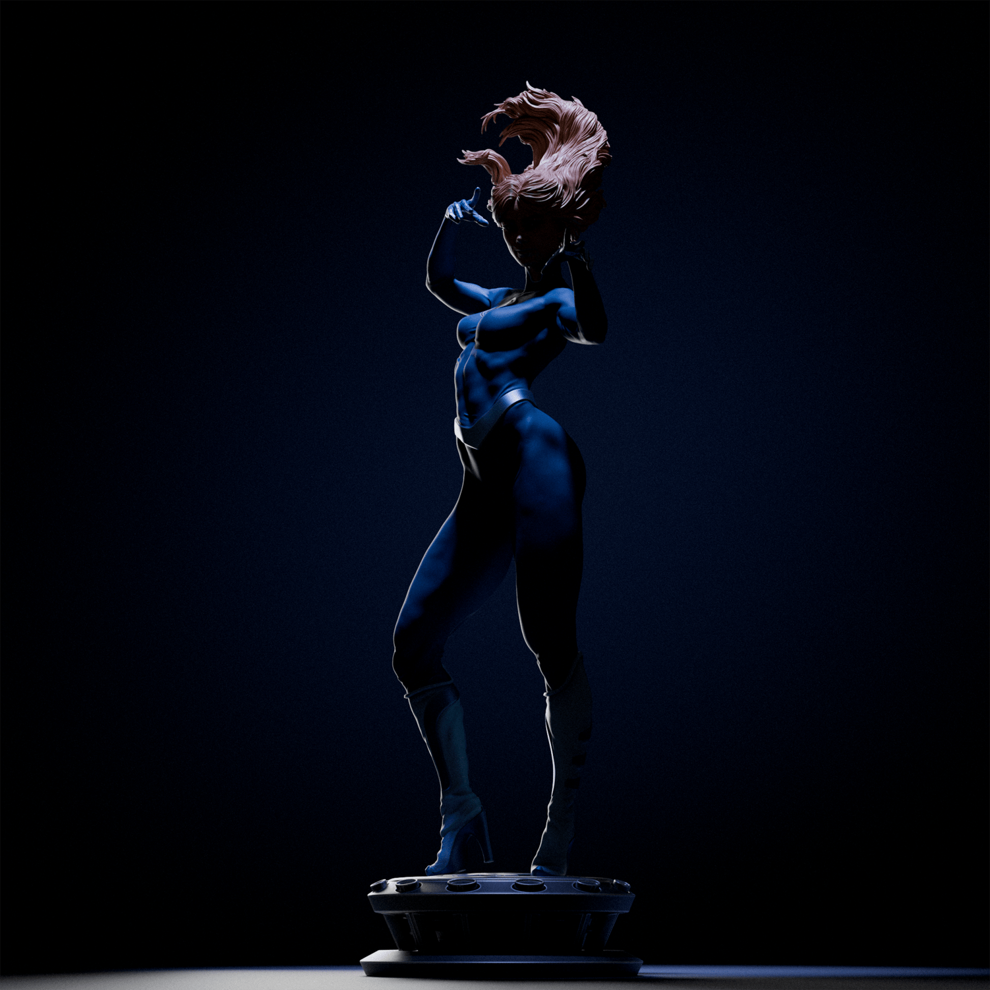 Invisible Woman - CA 3D Studios - Dark Forge Arts