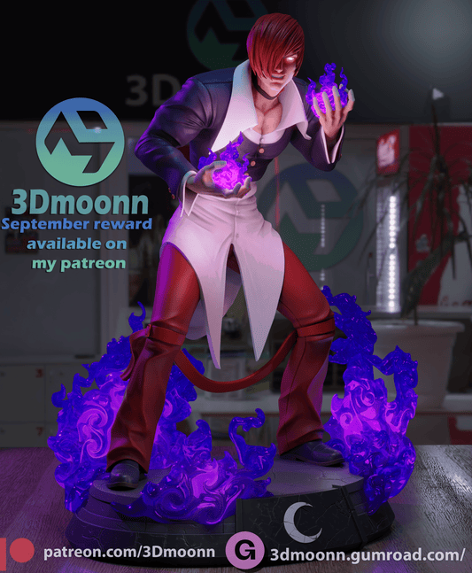 Iori Yagami - 3DMoonn - Dark Forge Arts