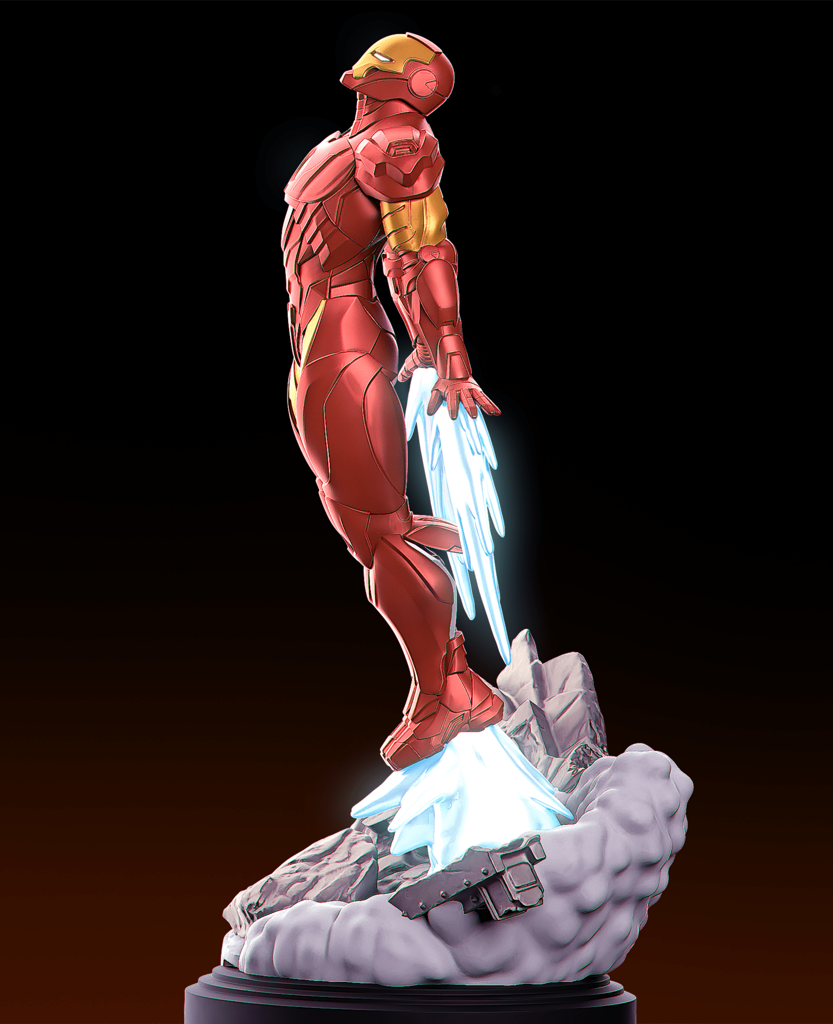 Iron Man - CA 3D Studios - Dark Forge Arts