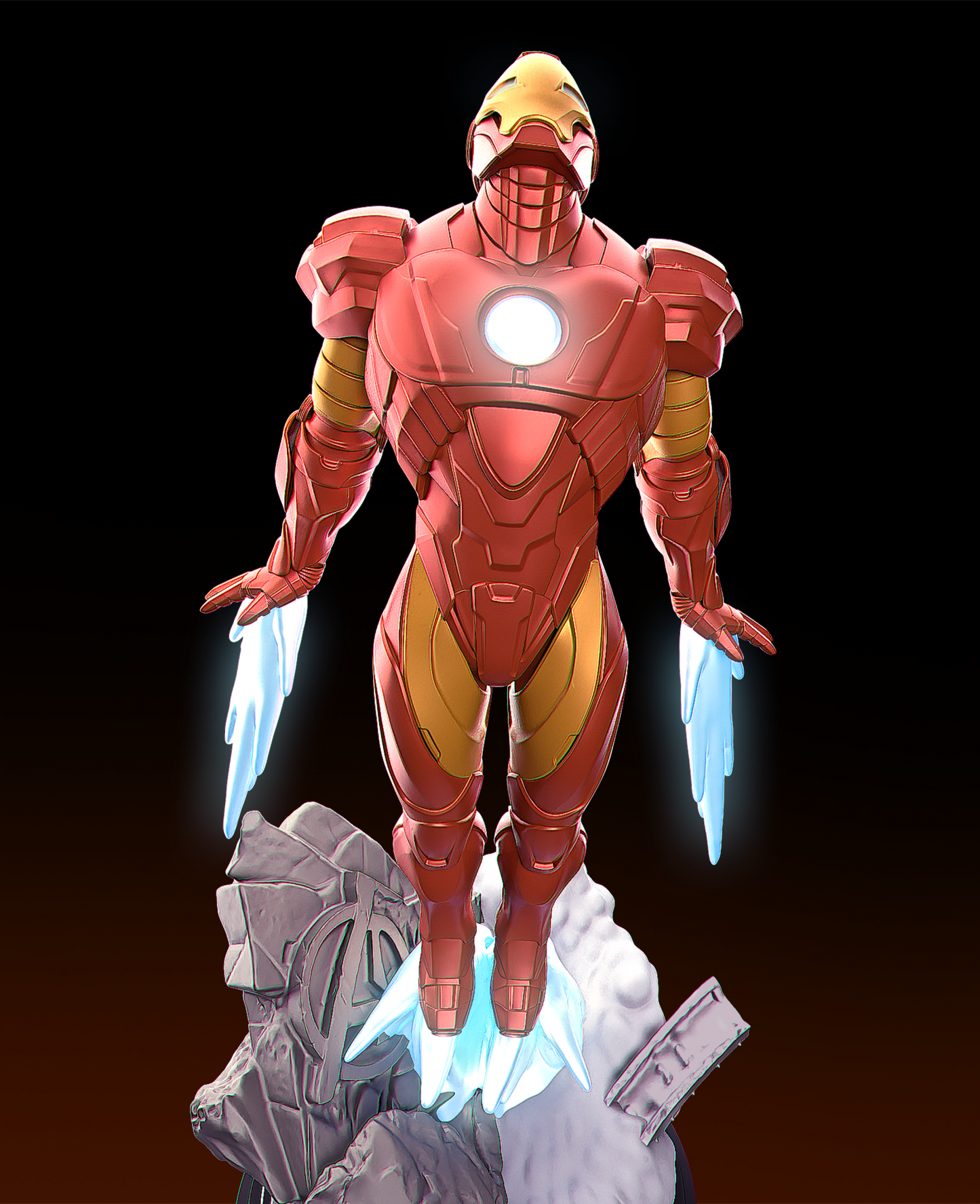 Iron Man - CA 3D Studios - Dark Forge Arts
