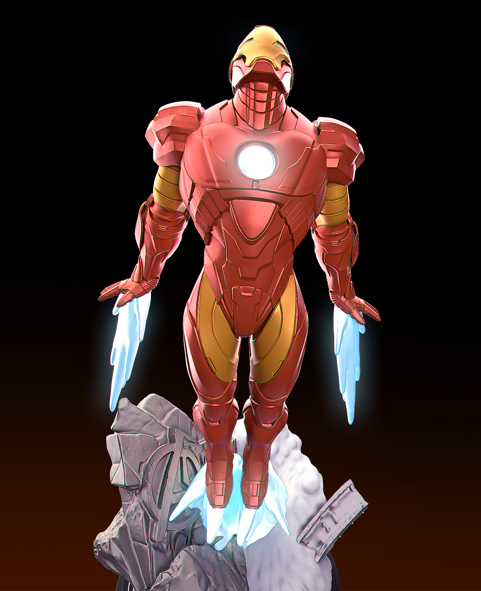 Iron Man - CA 3D Studios - Dark Forge Arts
