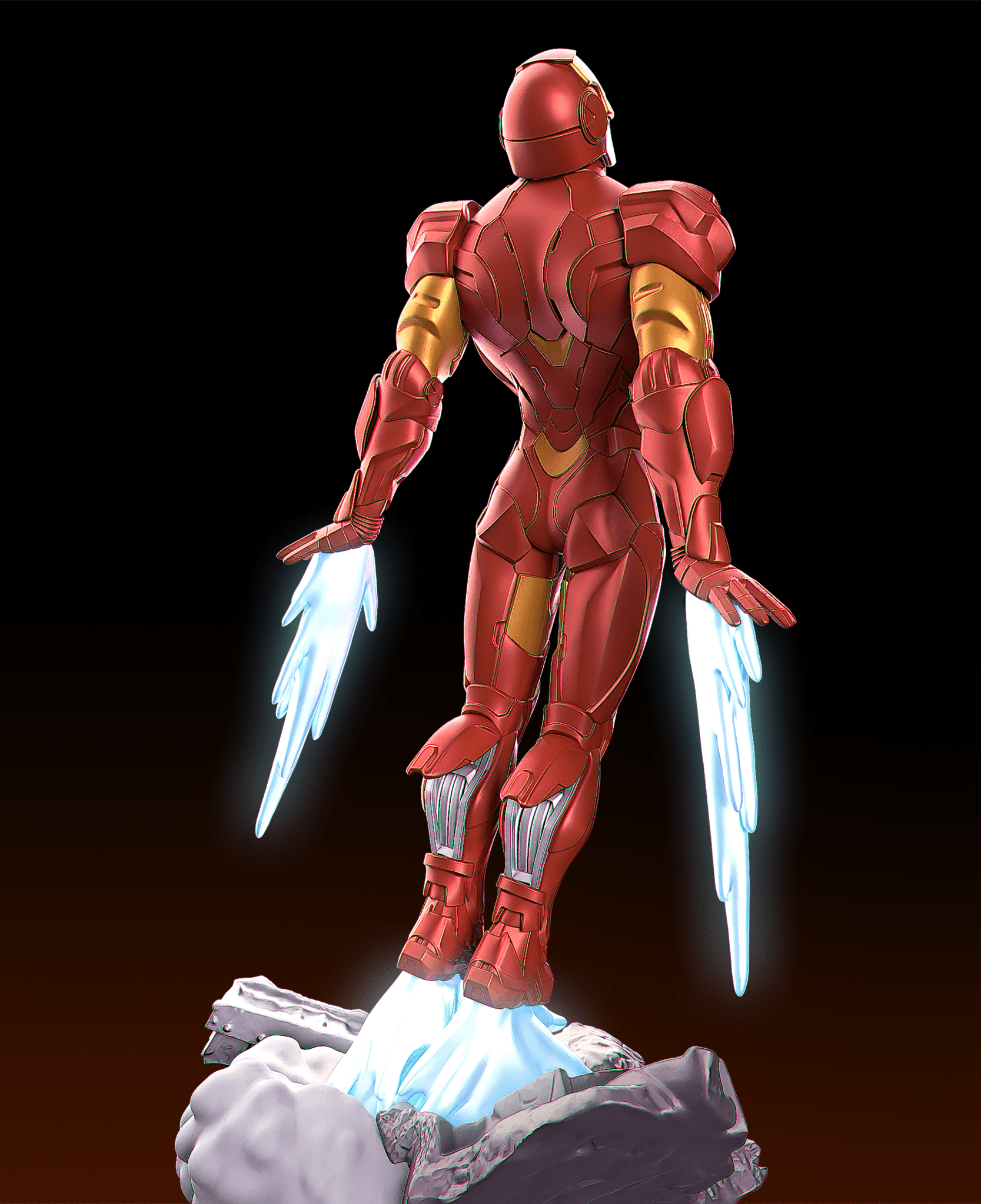 Iron Man - CA 3D Studios - Dark Forge Arts