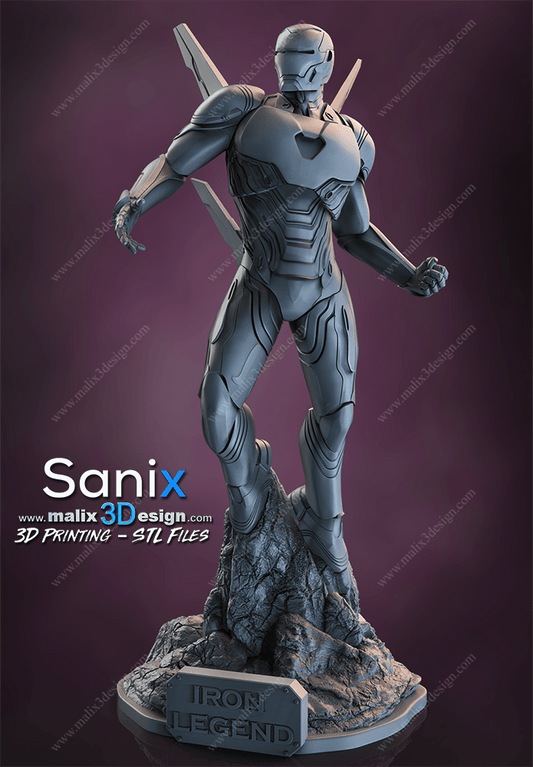 Iron - Man Legend - Sanix3D - Dark Forge Arts