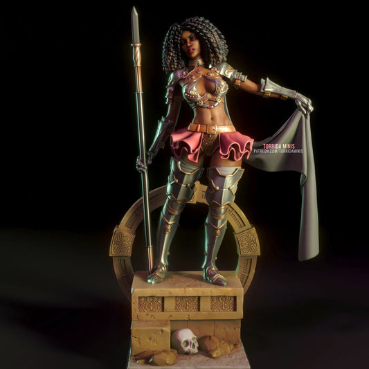 Iza The Knight - Torrida Minis - Dark Forge Arts