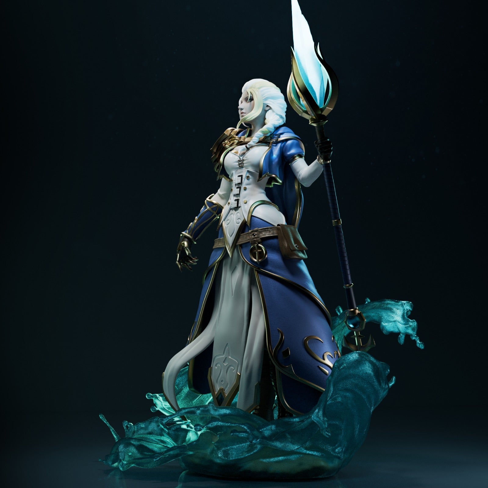 Jaina Proudmoore - CA 3D Studios - Dark Forge Arts