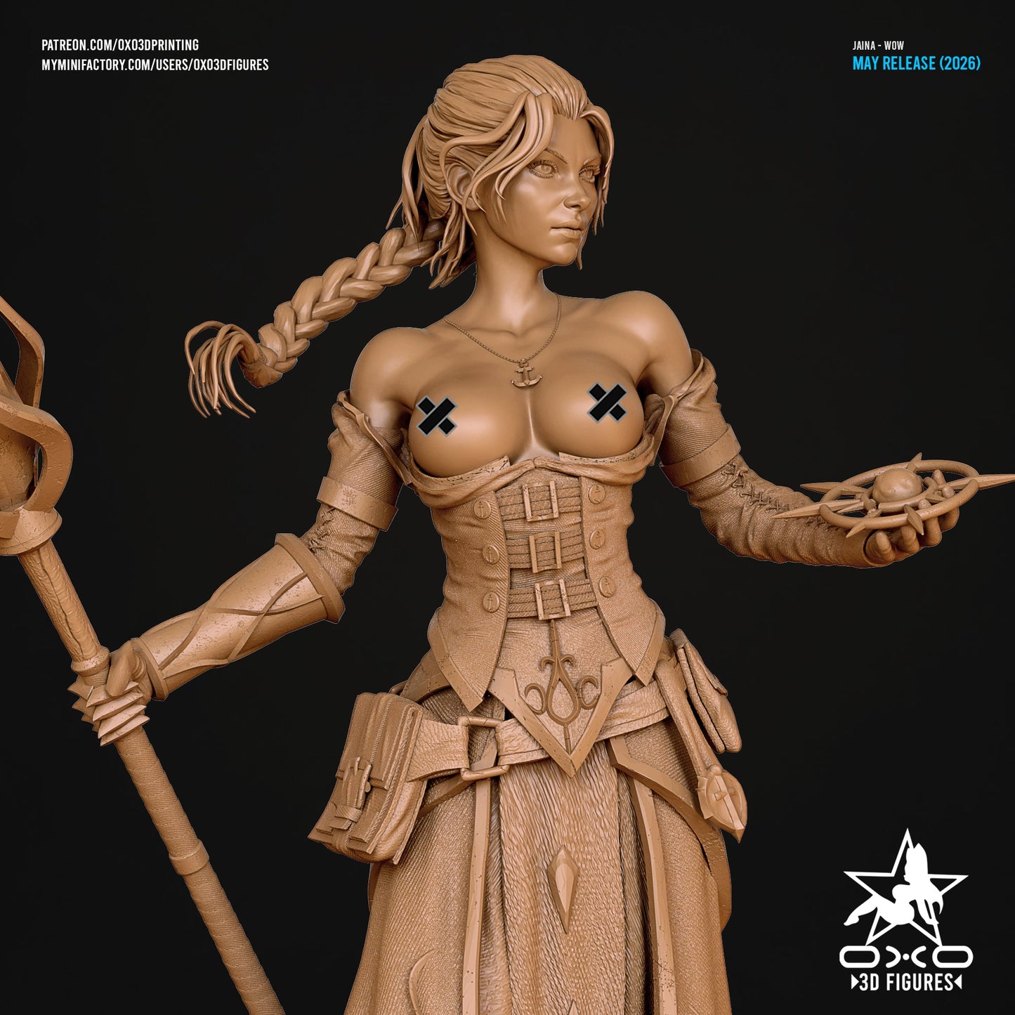 Jaina Proudmoore - OXO3D - Dark Forge Arts