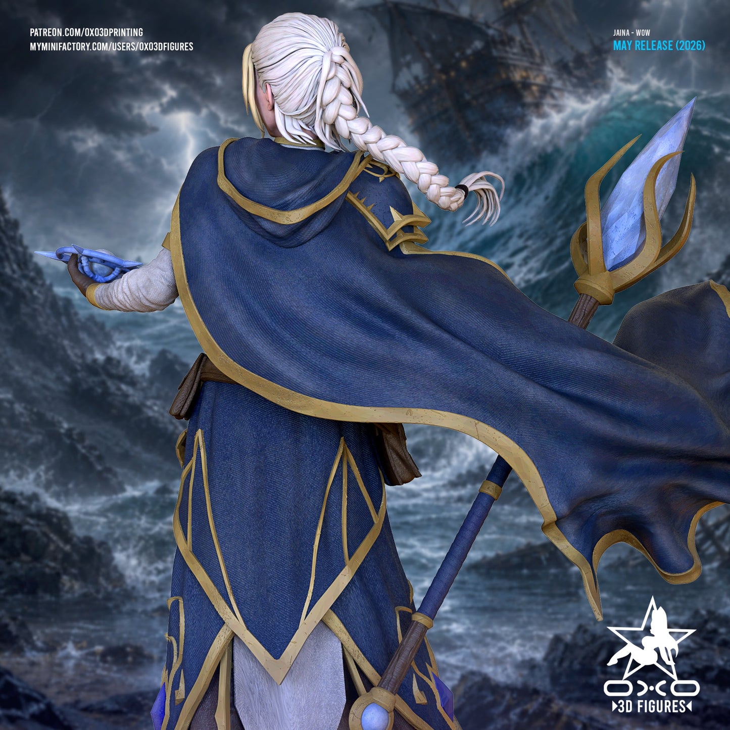 Jaina Proudmoore - OXO3D - Dark Forge Arts