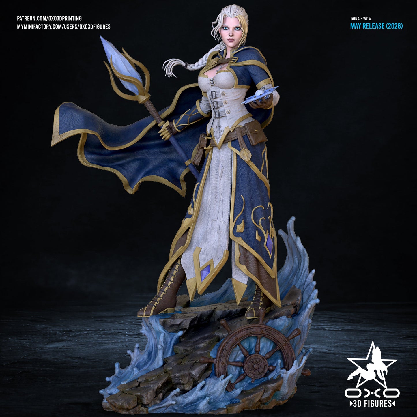 Jaina Proudmoore - OXO3D - Dark Forge Arts