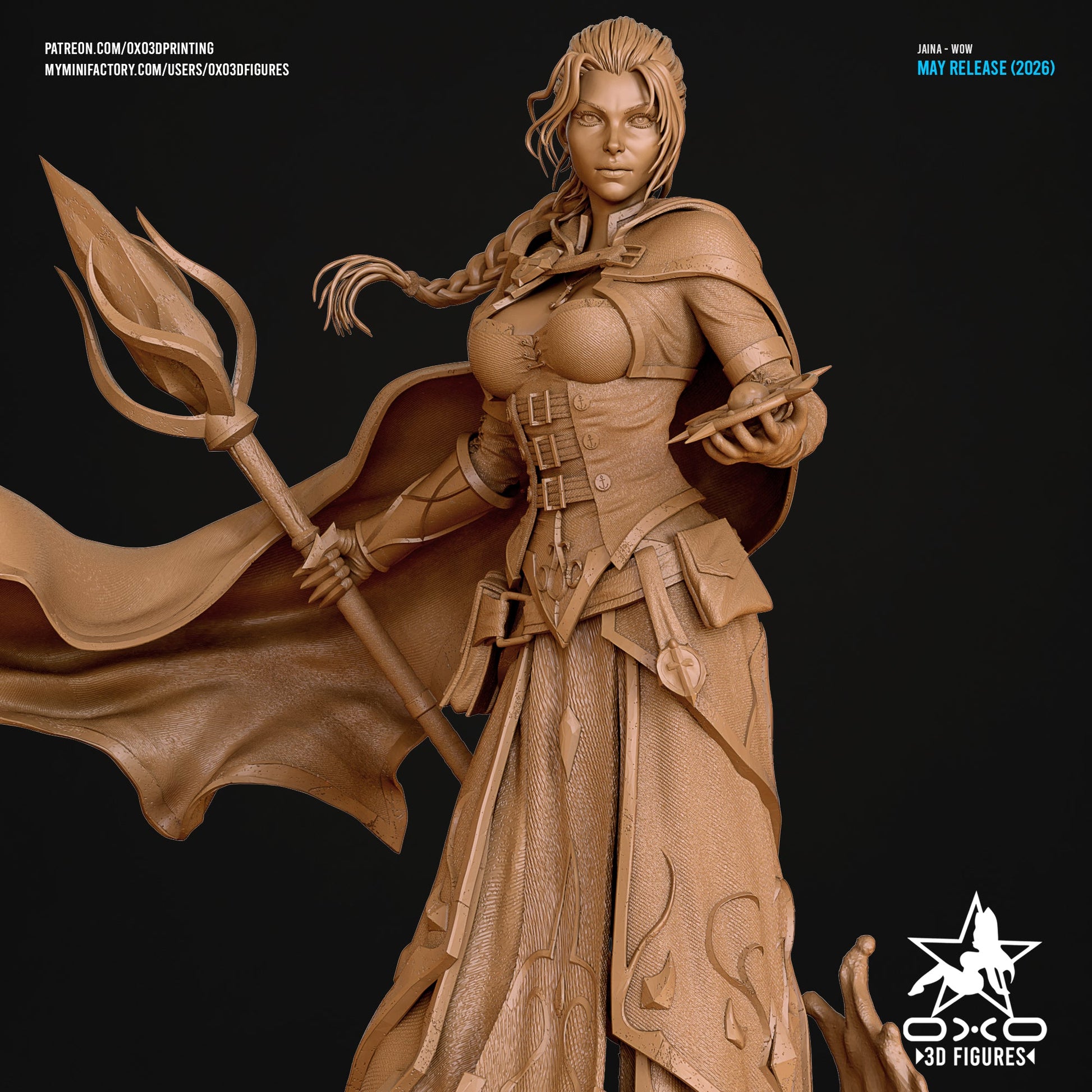 Jaina Proudmoore - OXO3D - Dark Forge Arts