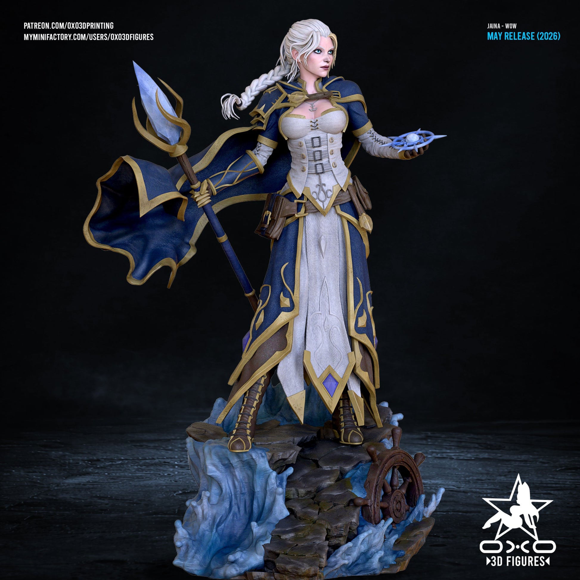 Jaina Proudmoore - OXO3D - Dark Forge Arts