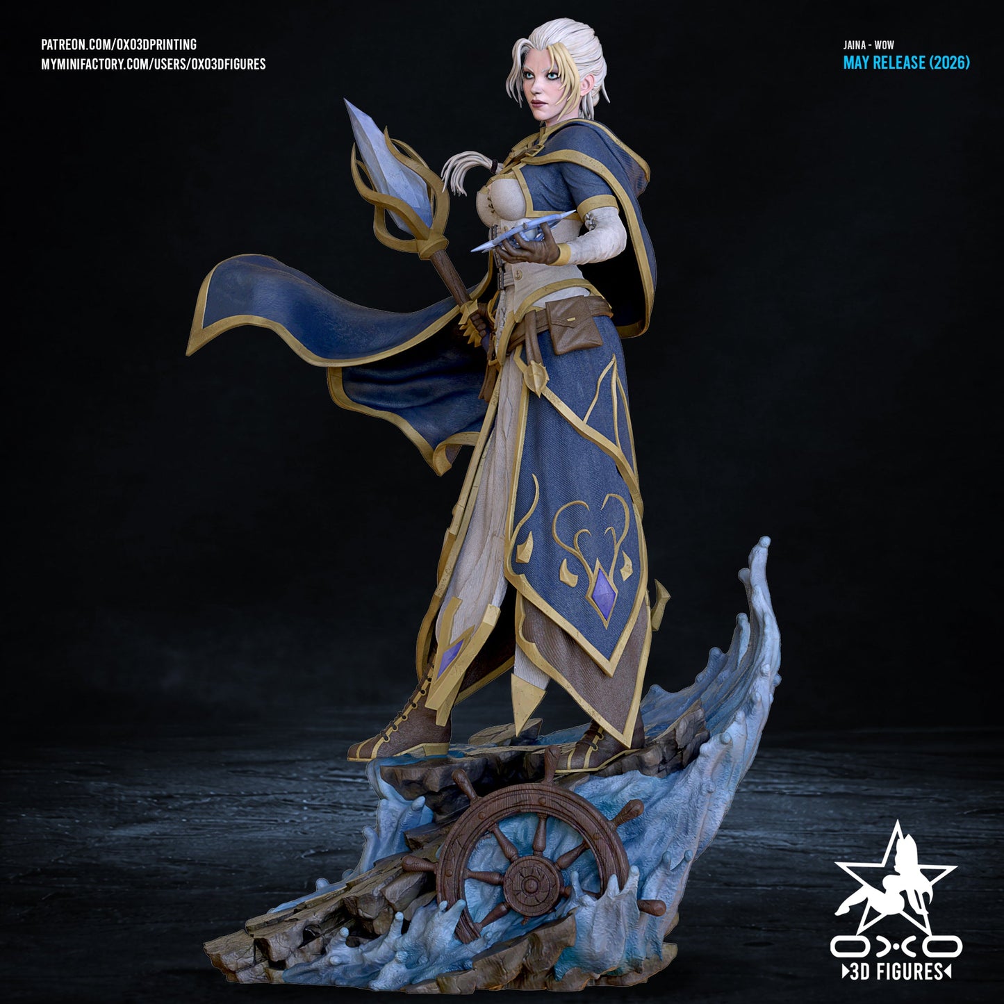 Jaina Proudmoore - OXO3D - Dark Forge Arts