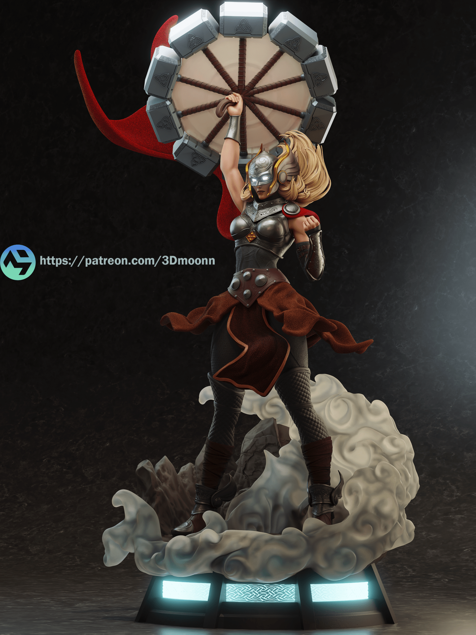 Jane Foster Lady Thor - 3DMoonn - Dark Forge Arts