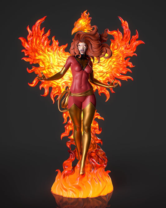Jean Grey Phoenix - CA 3D Studios - Dark Forge Arts