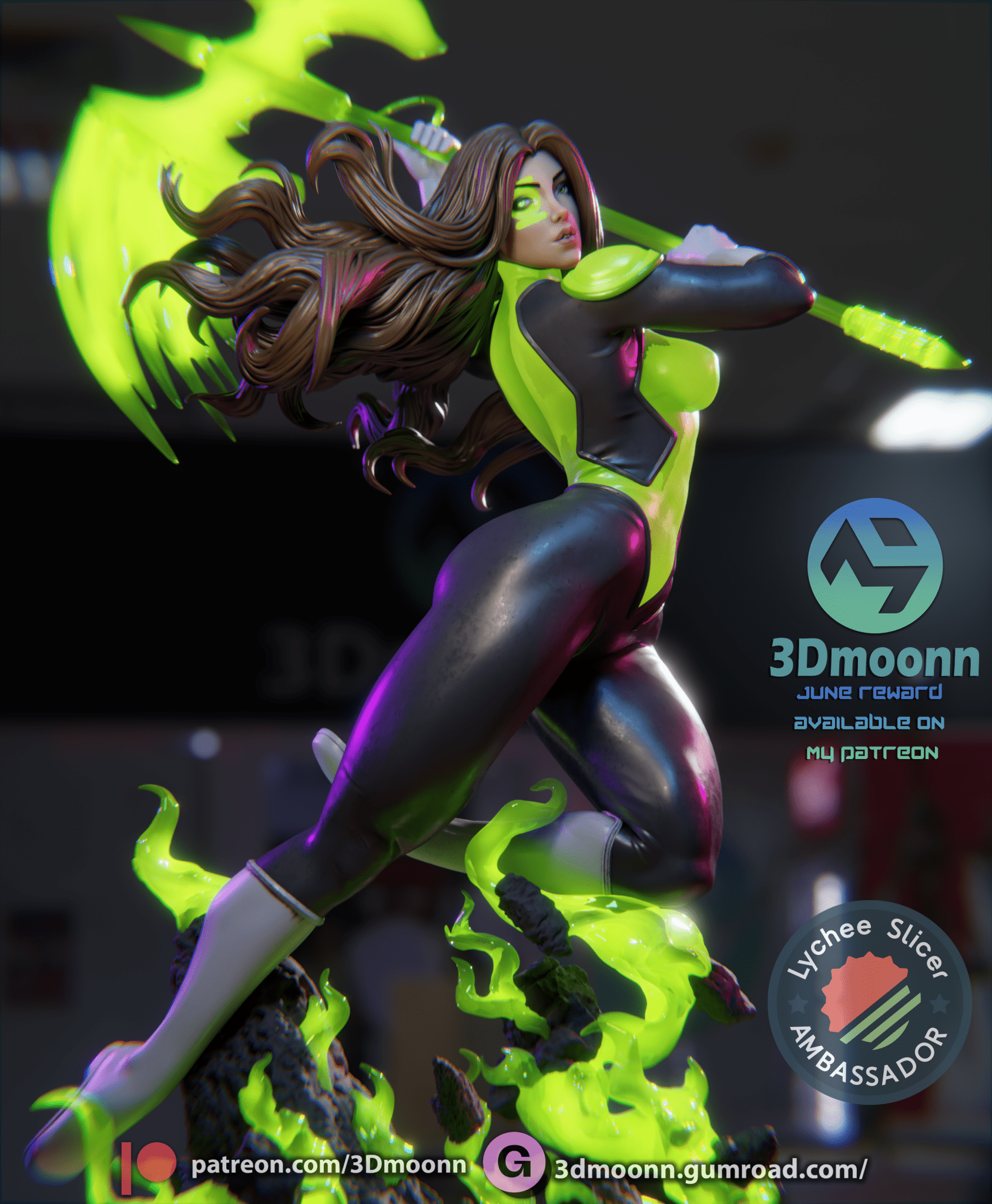 Jessica Cruz - 3DMoonn - Dark Forge Arts