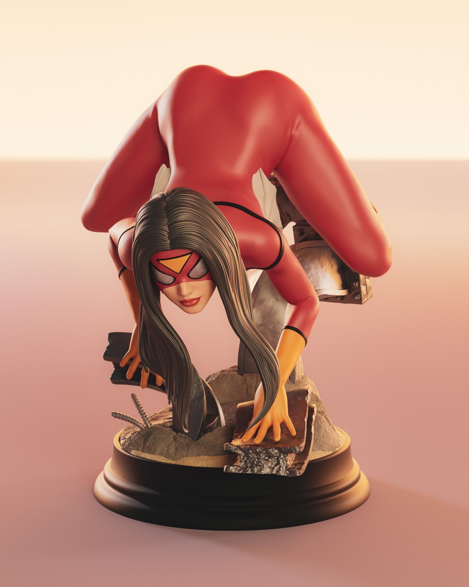 Jessica Drew Spider Woman - Abe3D - Dark Forge Arts