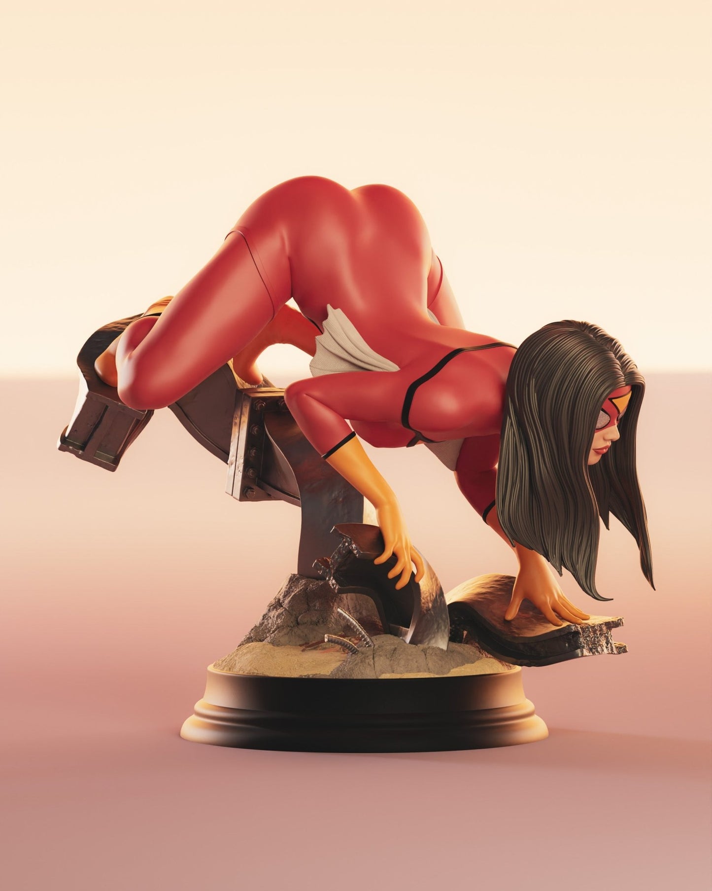 Jessica Drew Spider Woman - Abe3D - Dark Forge Arts