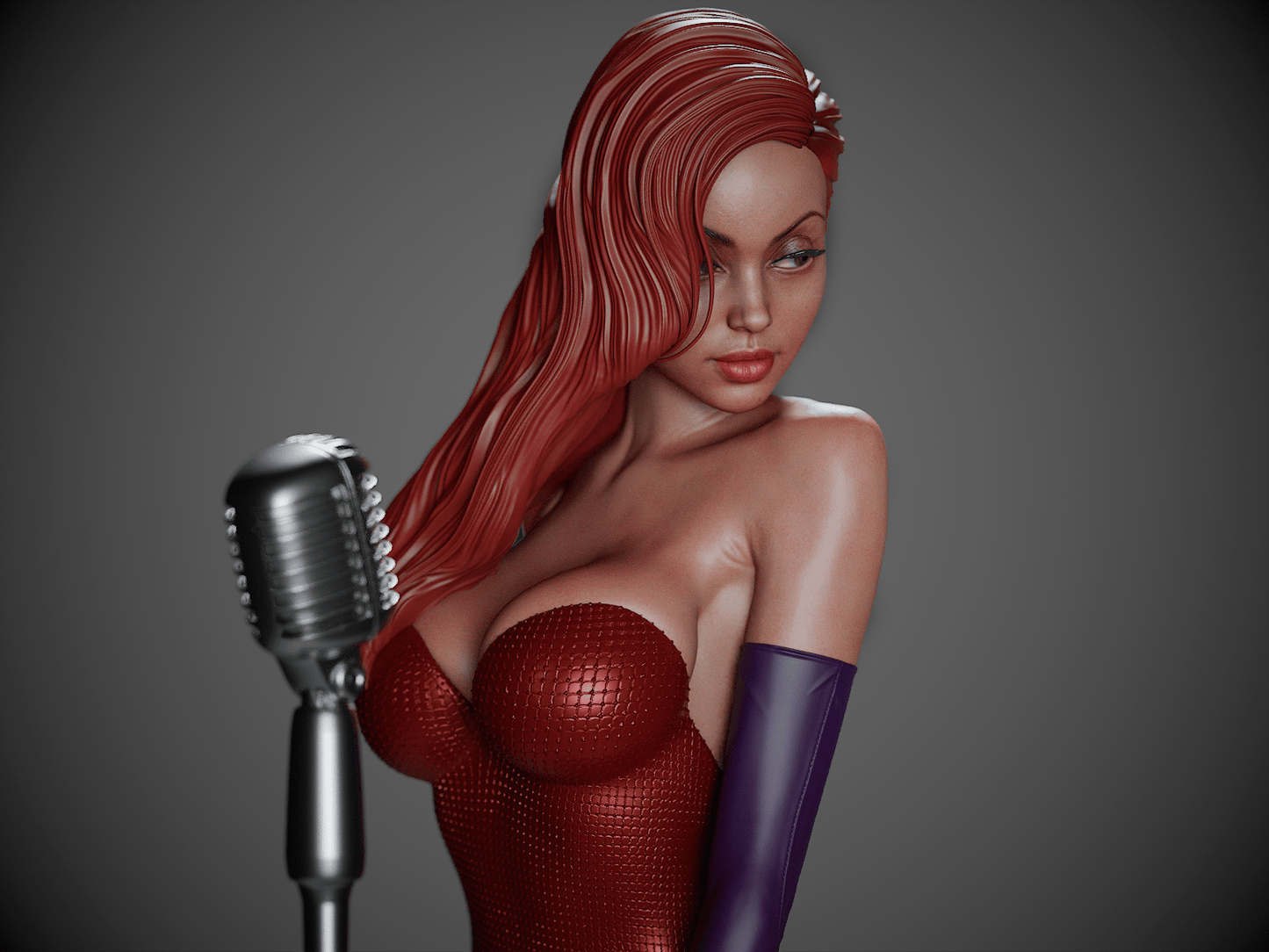 Jessica Rabbit - CA 3D Studios - Dark Forge Arts