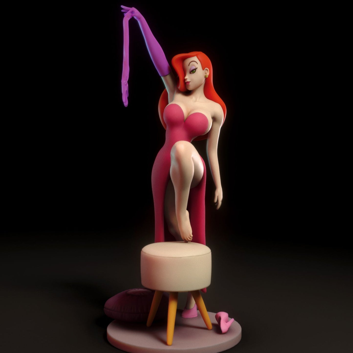 Jessica Rabbit V1 - Torrida Minis - Dark Forge Arts