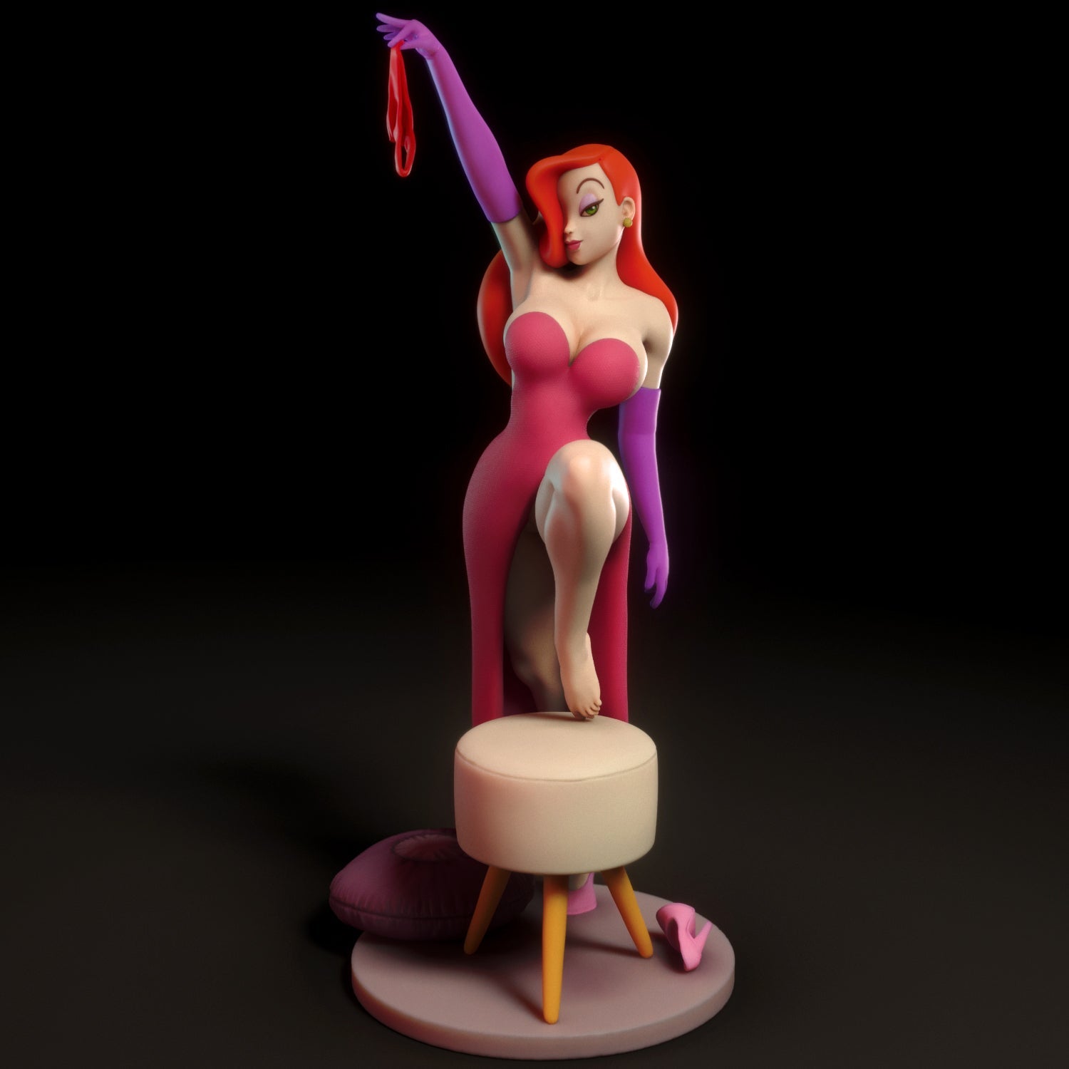 Jessica Rabbit V1 - Torrida Minis - Dark Forge Arts