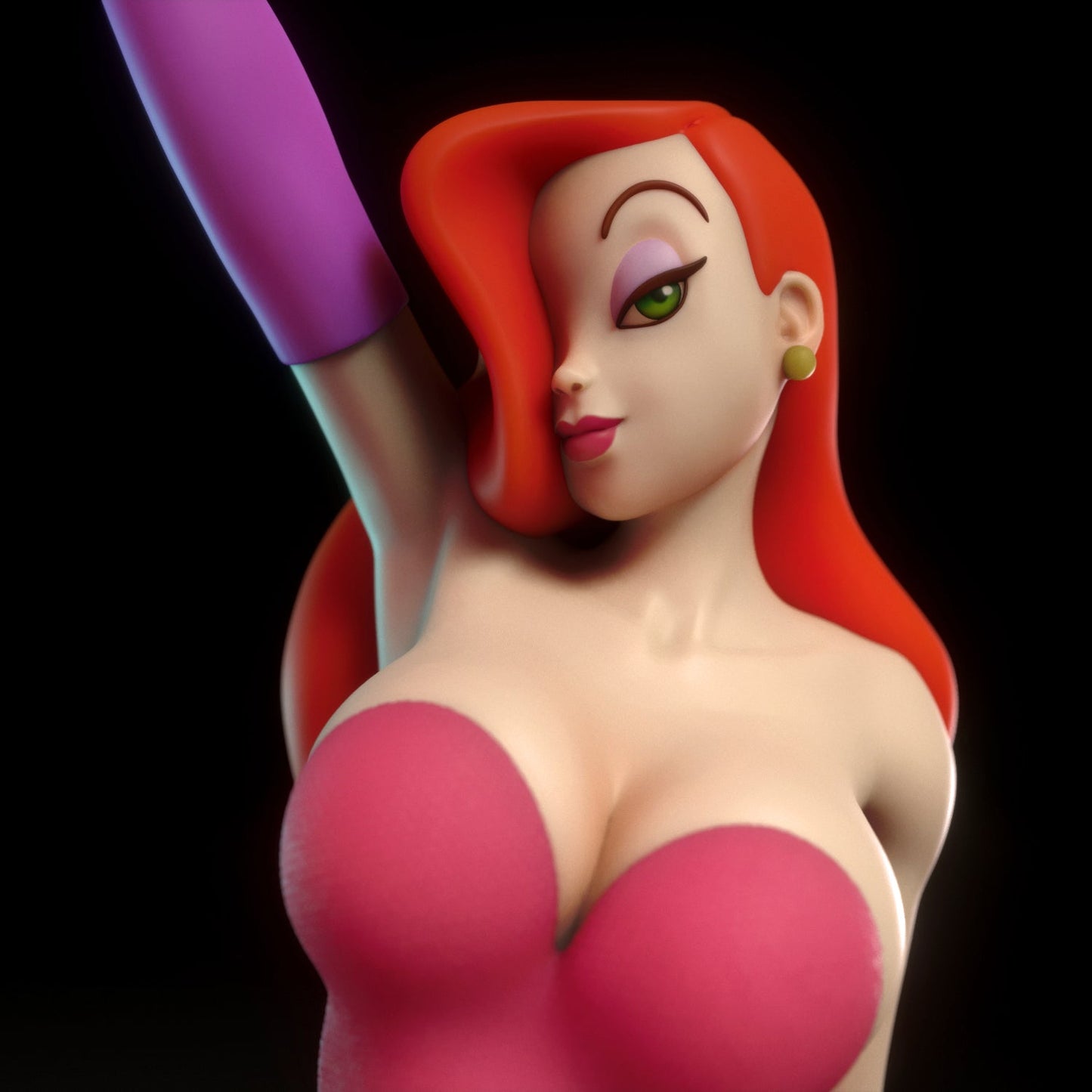 Jessica Rabbit V1 - Torrida Minis - Dark Forge Arts