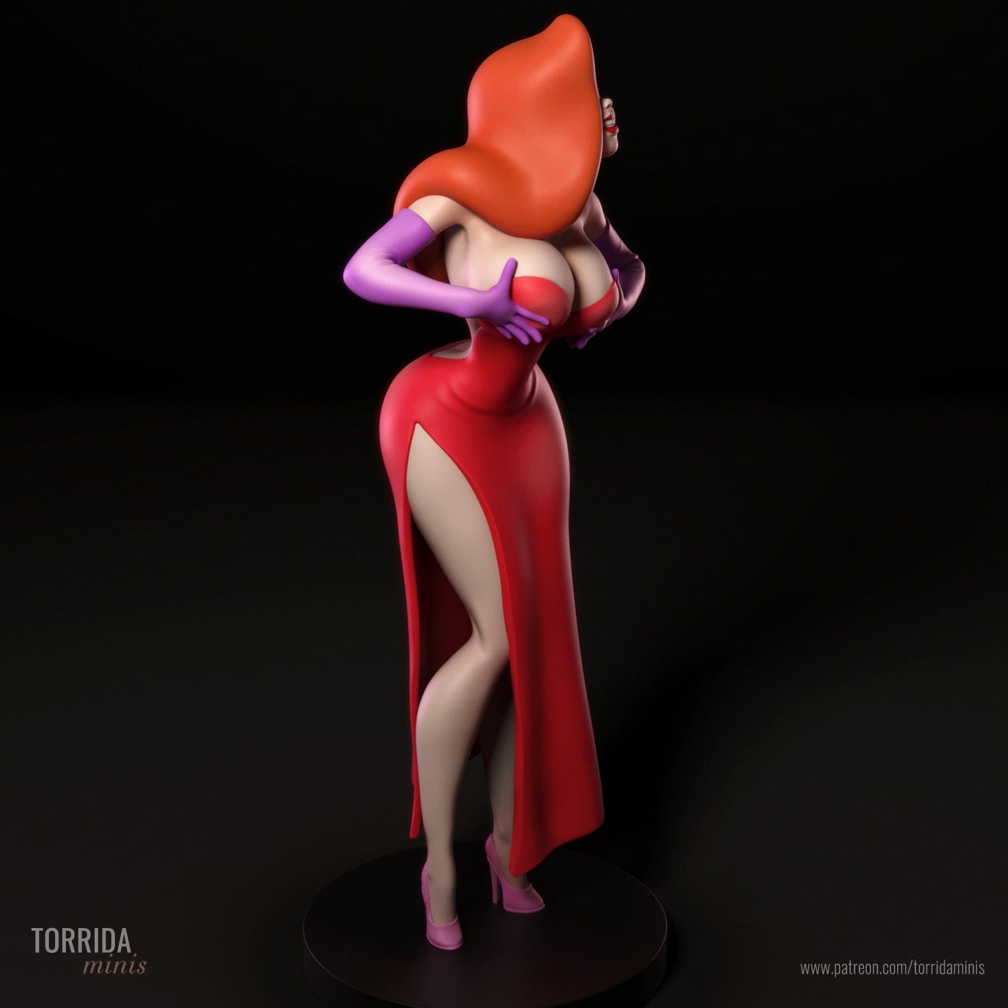 Jessica Rabbit V2 - Torrida Minis - Dark Forge Arts
