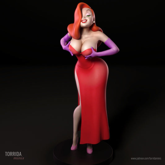Jessica Rabbit V2 - Torrida Minis - Dark Forge Arts