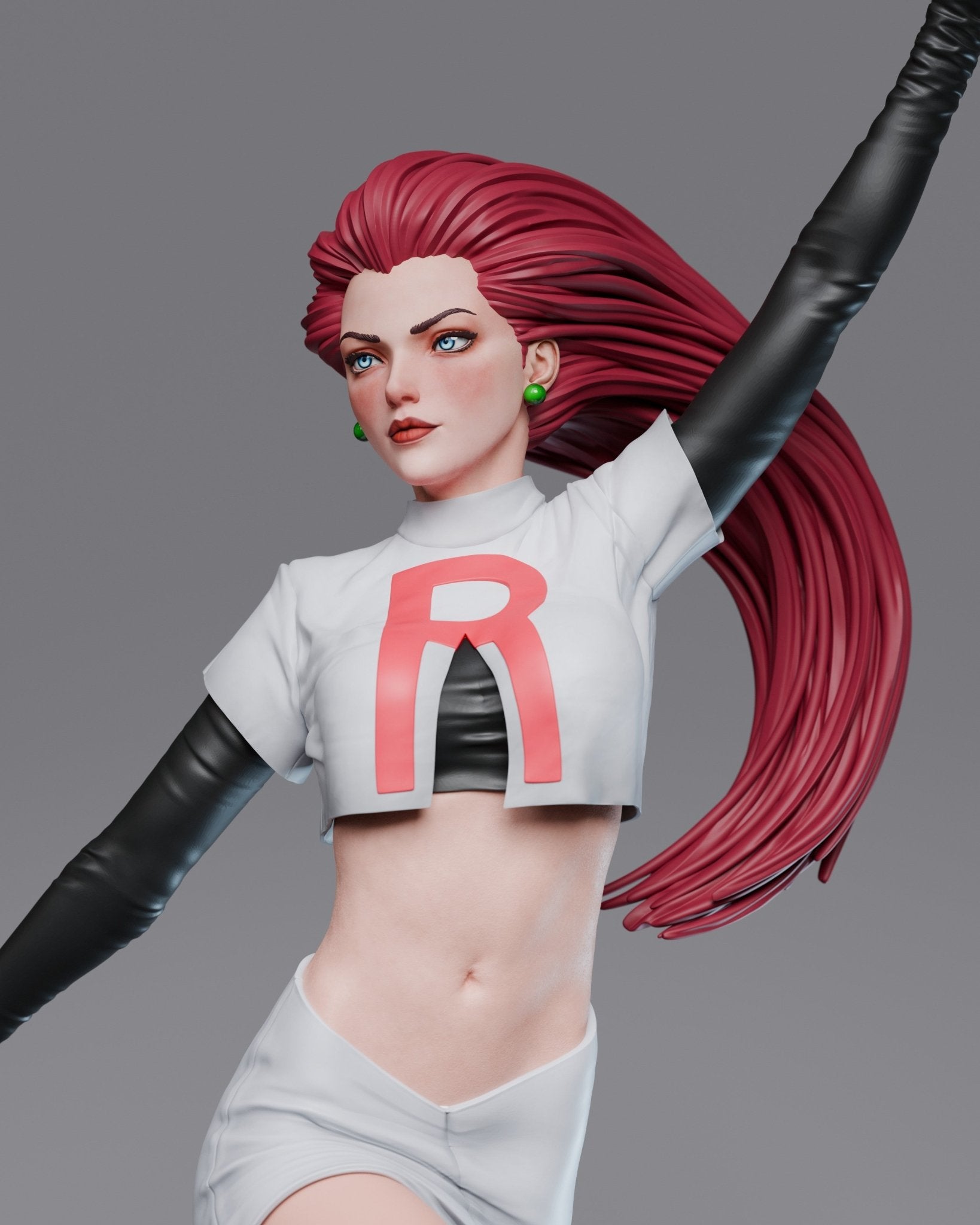 Jessie Pokemon - Abe3D - Dark Forge Arts