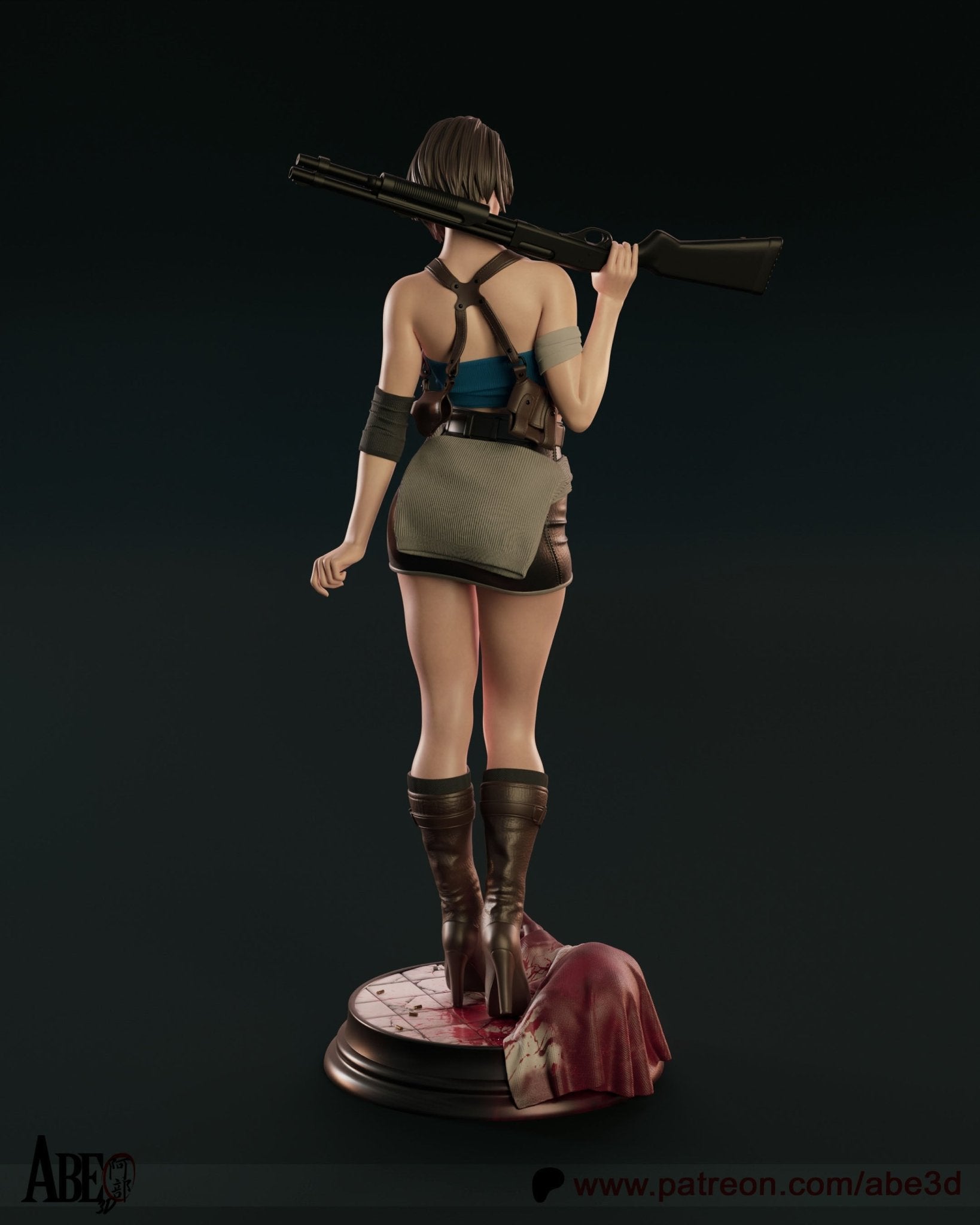 Jill Valentine - Abe3D= - Dark Forge Arts